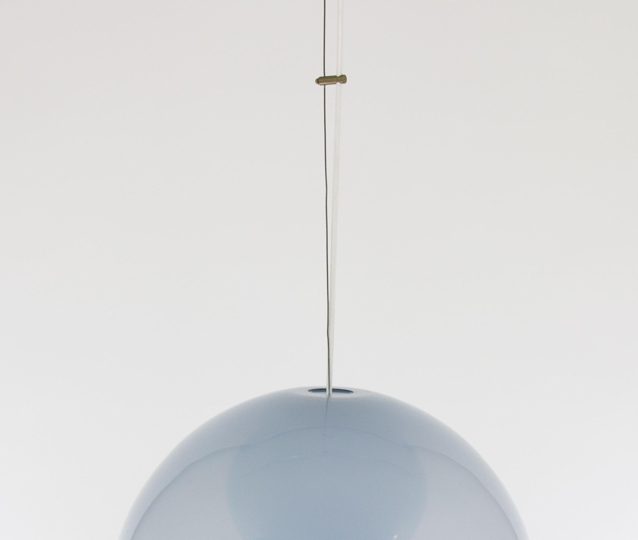 LS 116 Anhänger aus blauem Muranoglas von Carlo Nason für A.V. Mazzega, 1960er Jahre im Angebot 3