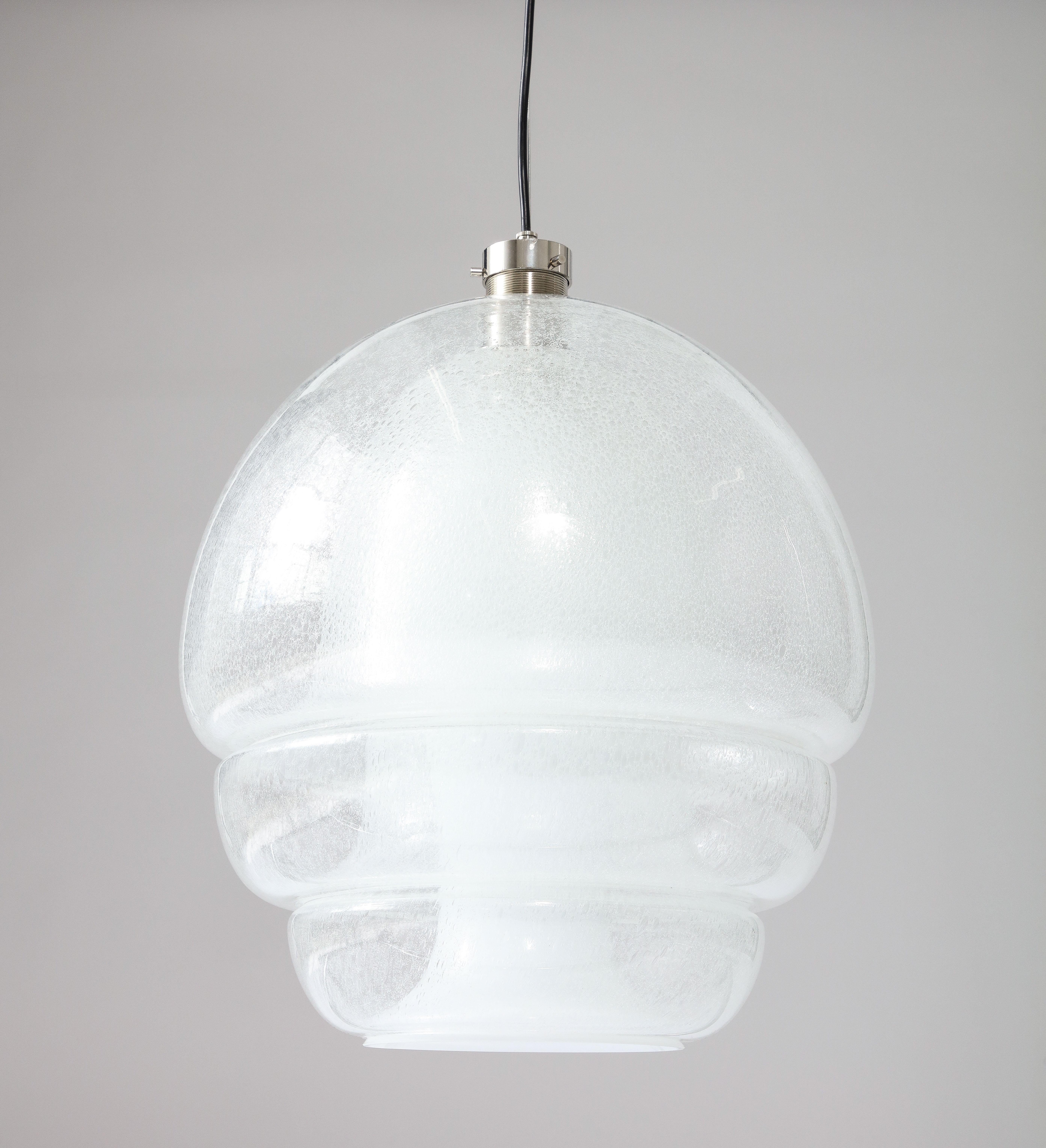 LS 134 Medusa Ceiling Lamp/Pendant by Carlo Nason, Italy, c. 1960 In Excellent Condition For Sale In New York City, NY