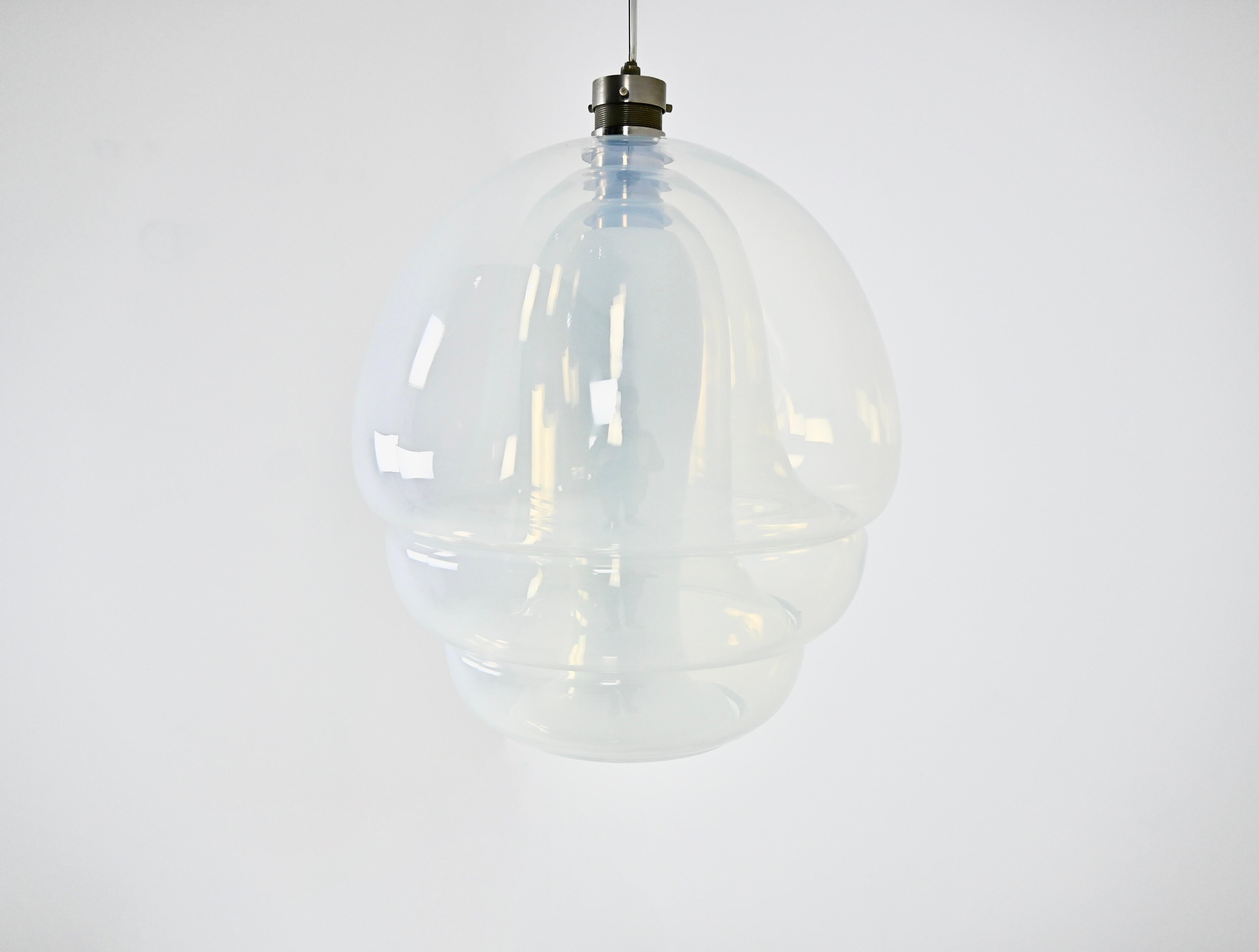 Mid-20th Century LS 134 Medusa Glass Hanging Lamp by Carlo Nason for Mazzega, 1960s For Sale