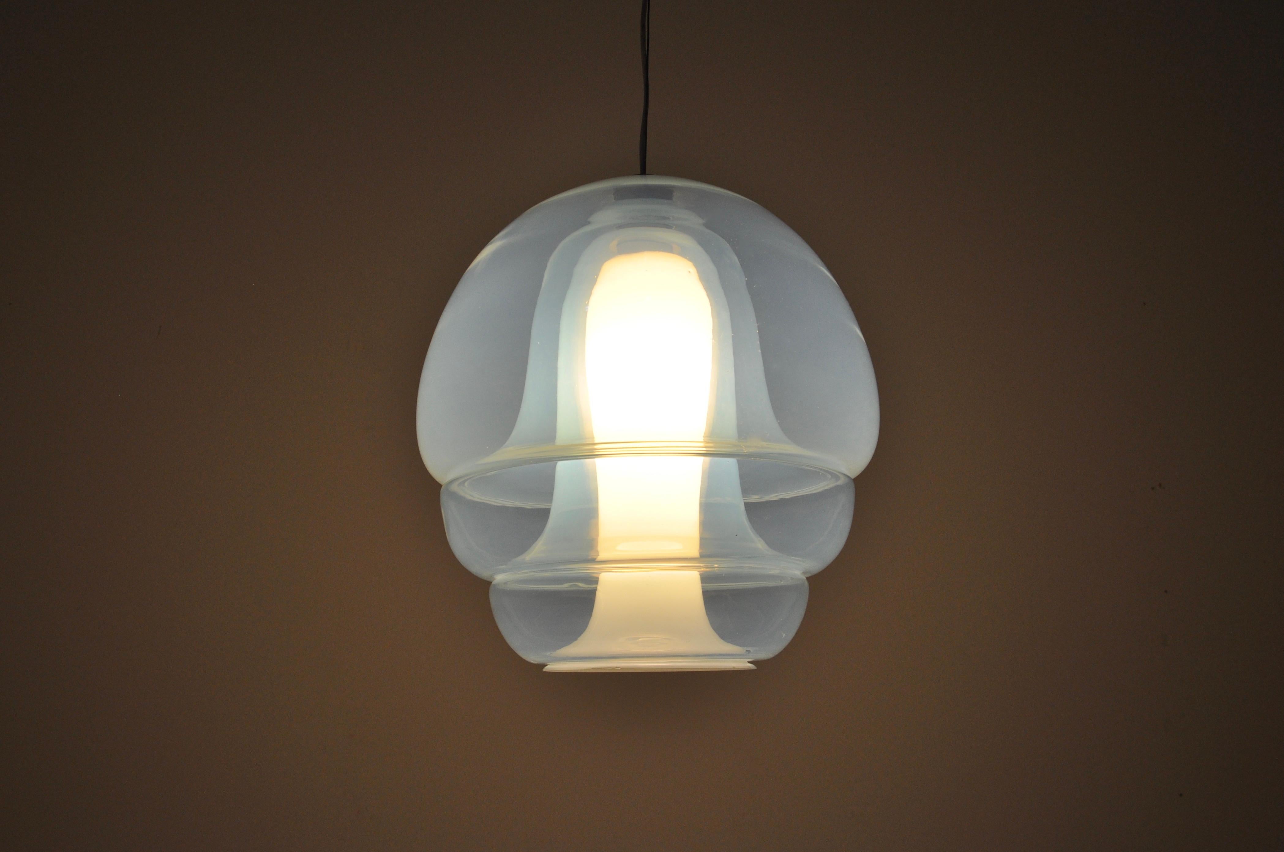 LS 134 Medusa Glass Hanging Lamp by Carlo Nason for Mazzega, 1960s 1