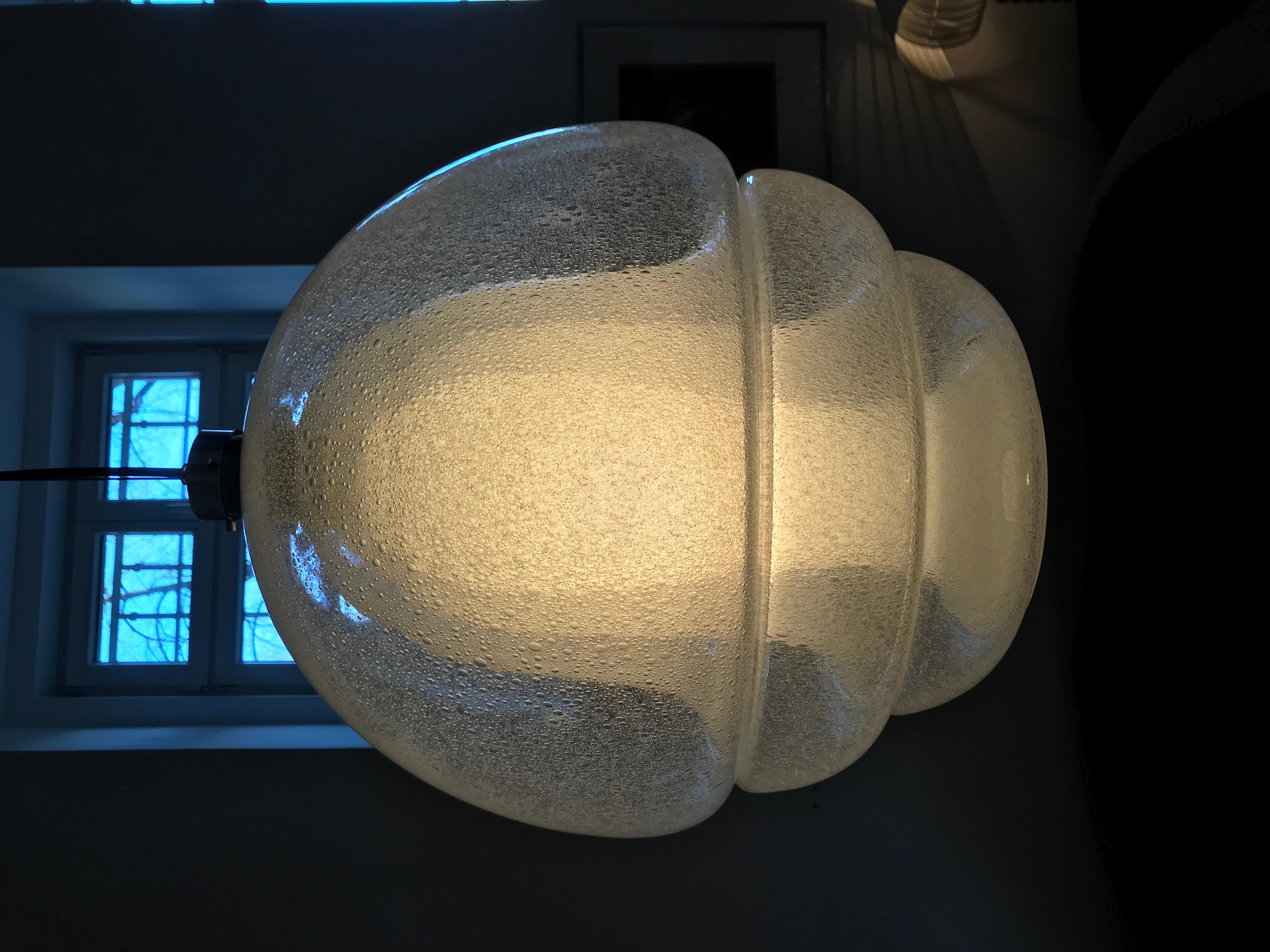 20th Century LS 134 Medusa Glass Hanging Lamp by Carlo Nason for Mazzega, 1960s For Sale