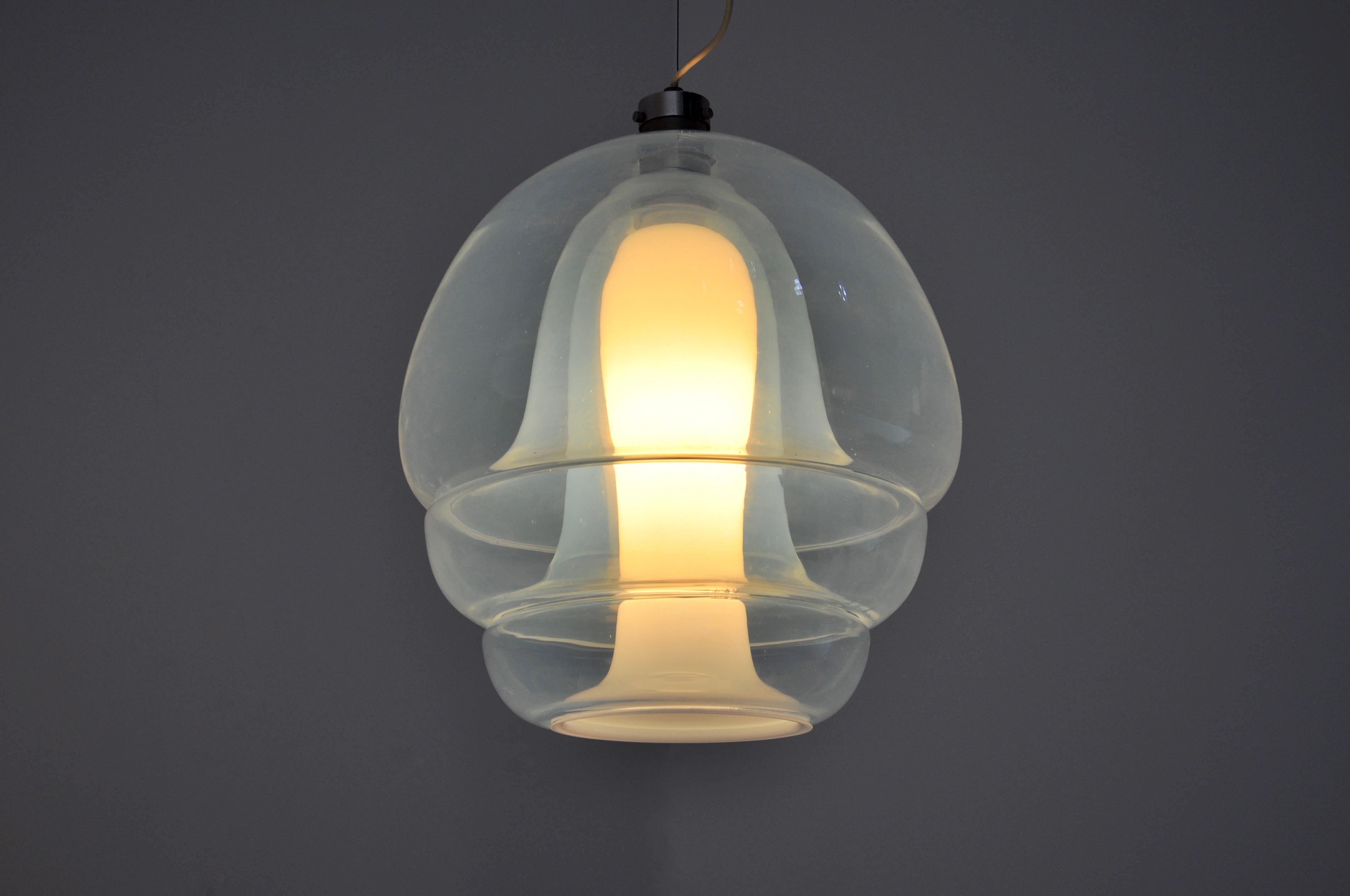 LS 134 Medusa Glass Hanging Lamp by Carlo Nason for Mazzega, 1960s For Sale 1