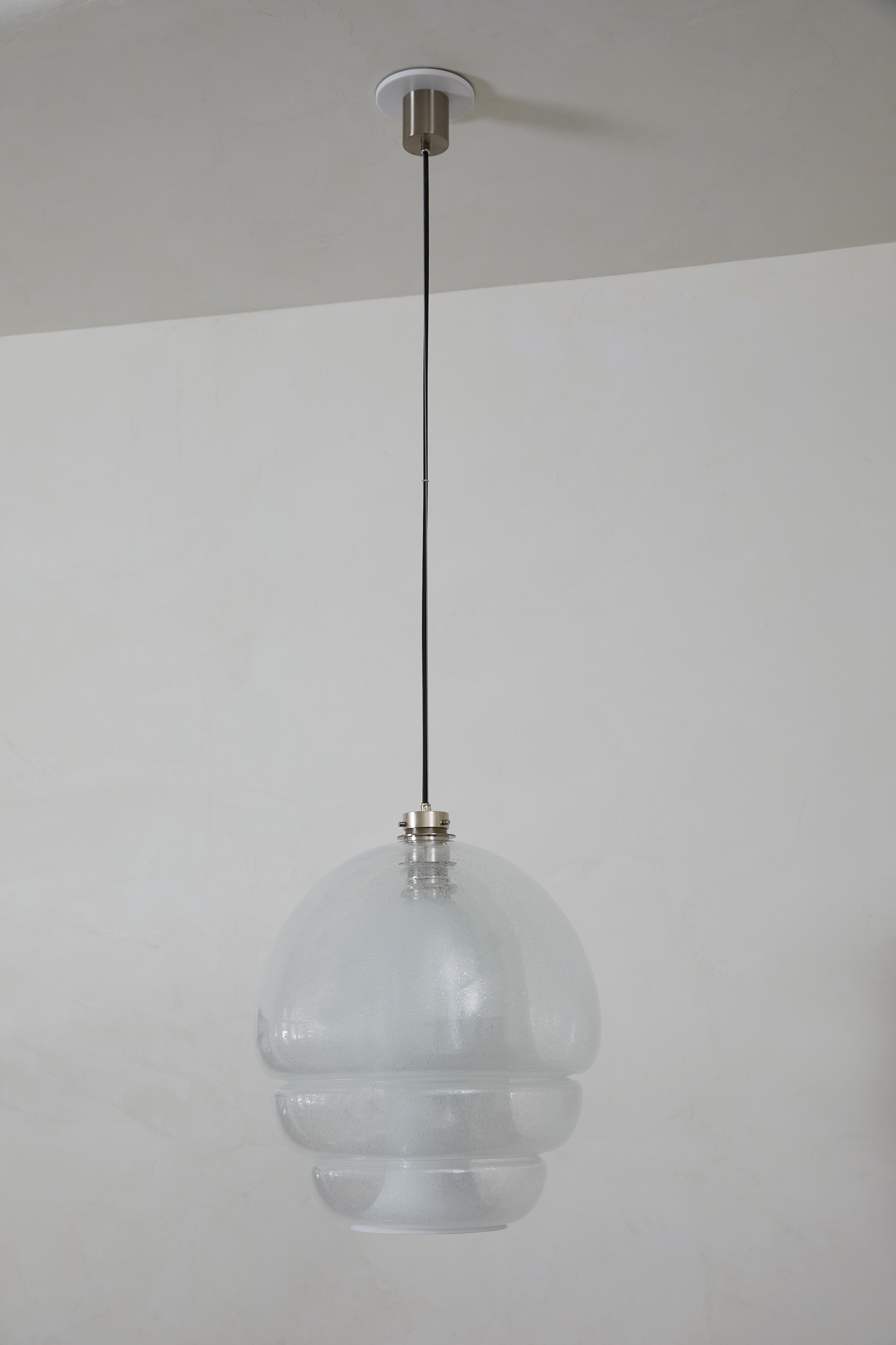 Moderno LS 134 Lampada a sospensione in vetro Medusa di Carlo Nason per Mazzega C. 1969 in vendita