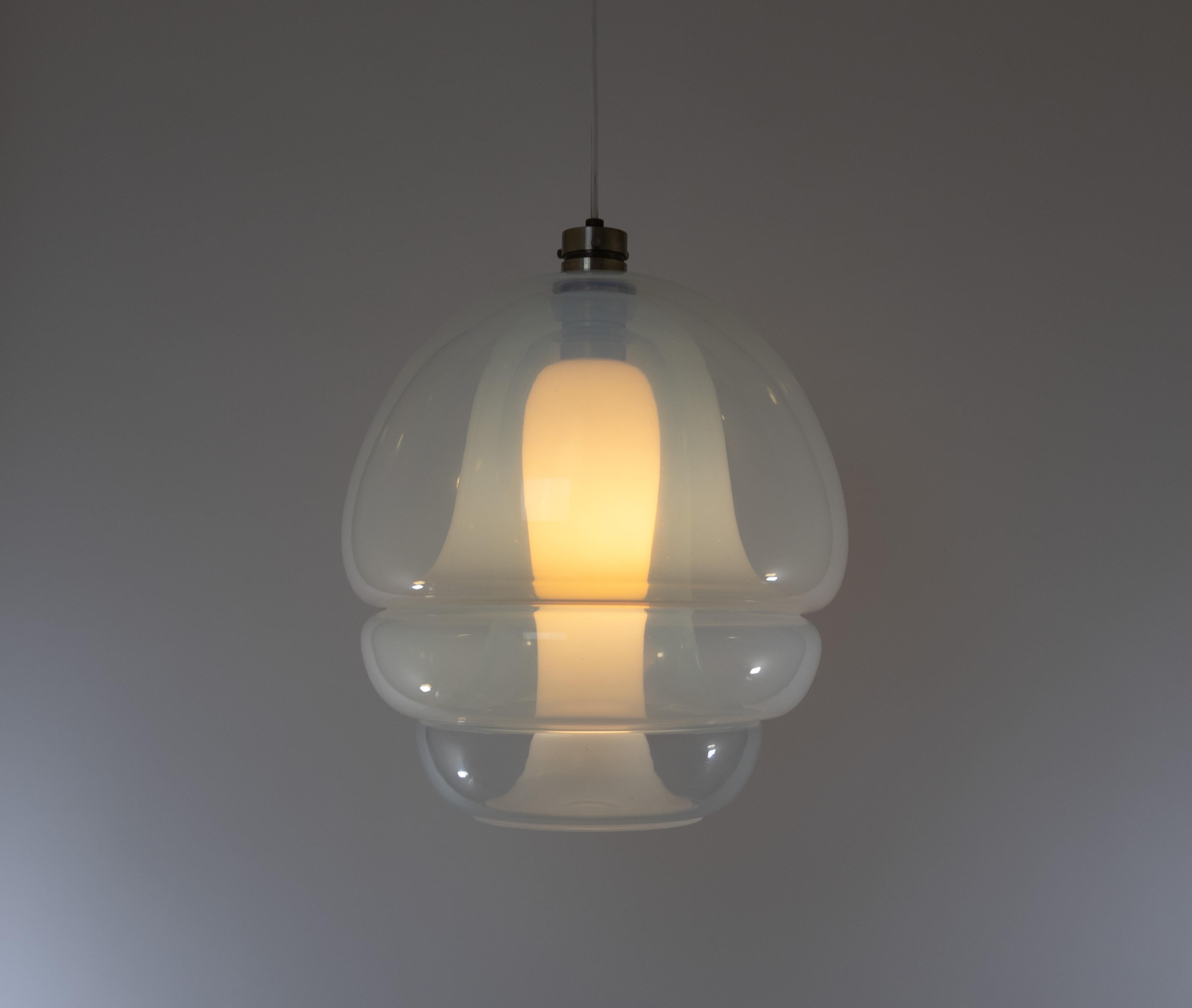 Colgante de cristal de Murano LS 134 de Carlo Nason para A.V. Mazzega, años 60 Acero en venta