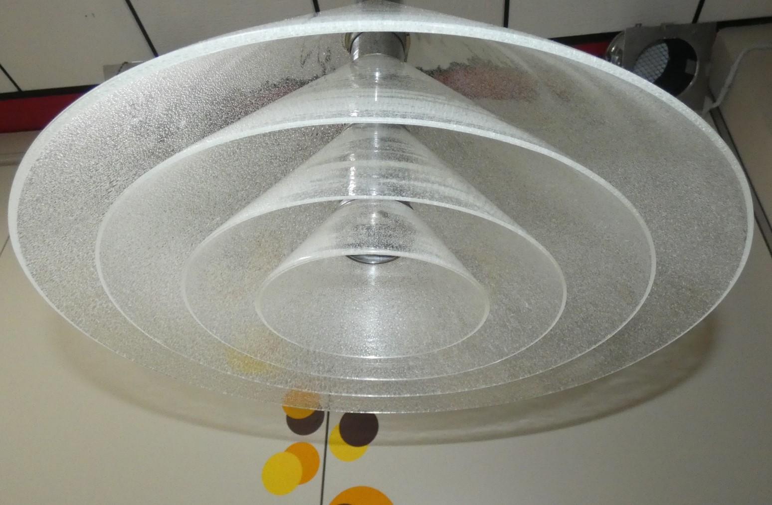 LS 174 Lampada a sospensione attribuita a Carlo Nason per Mazzega in vendita 8