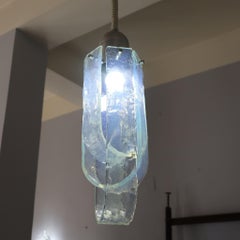 LS 187 Murano glass chandelier by Carlo Nason for AV Mazzega, 1970s