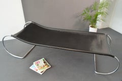 LS 22 Couch designed 1931 by Anton Lorenz, Tubular Steel/Leather made by Thonet