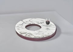 LS 750 Lazy Susan Serving Dish, Arabescato Corchia Stone