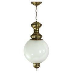 „LS1“ Caccia Dominioni Azucena Deckenleuchte aus Messing, italienisches Design aus der Mitte des Jahrhunderts