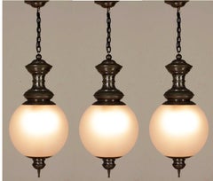 "LS1" pendant lamp, Luigi Caccia Dominioni, Azucena, Italy, 1950s