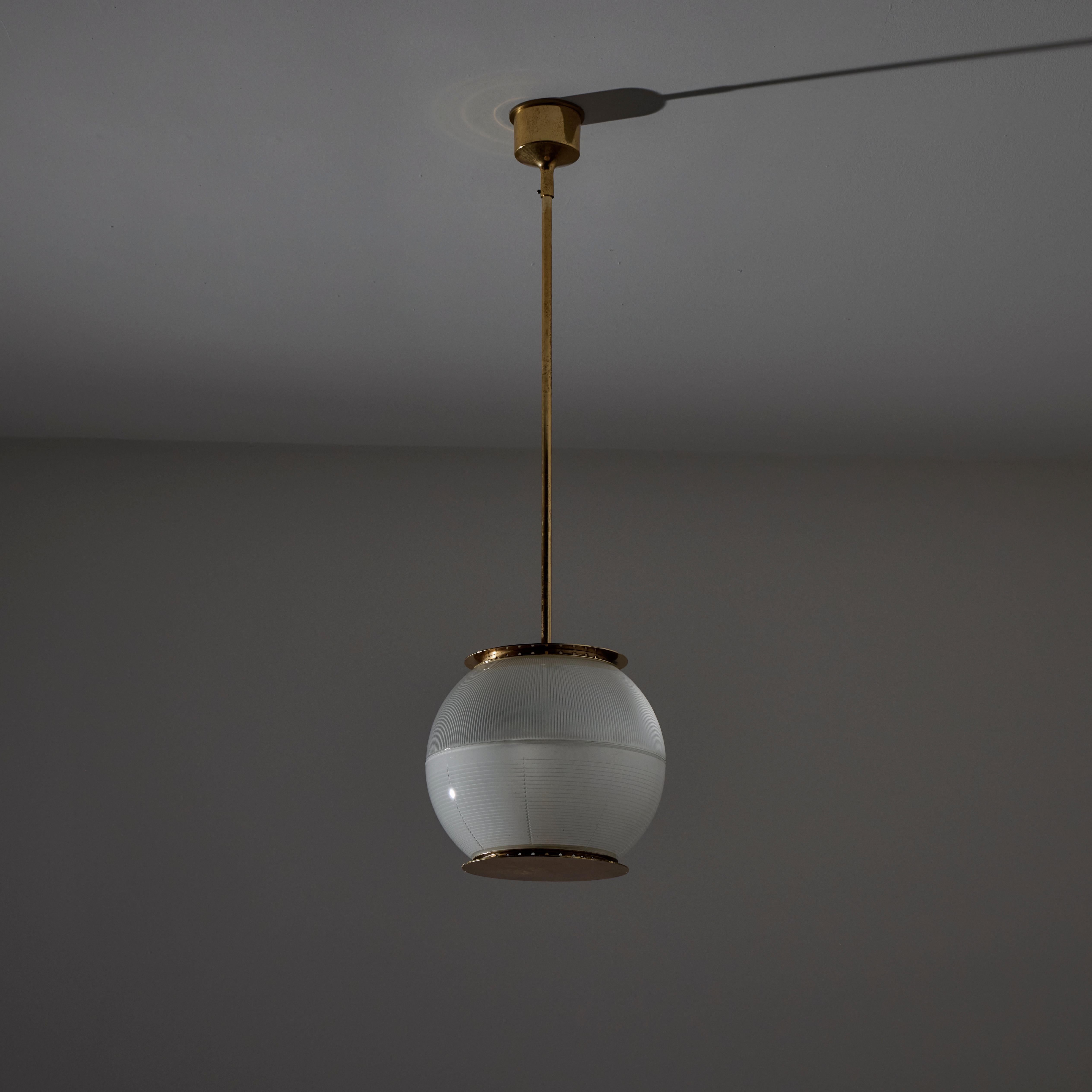 Mid-Century moderno Plafoniera LS4 'Doppio Vetro' di Ignazio Gardella per Azucena in vendita