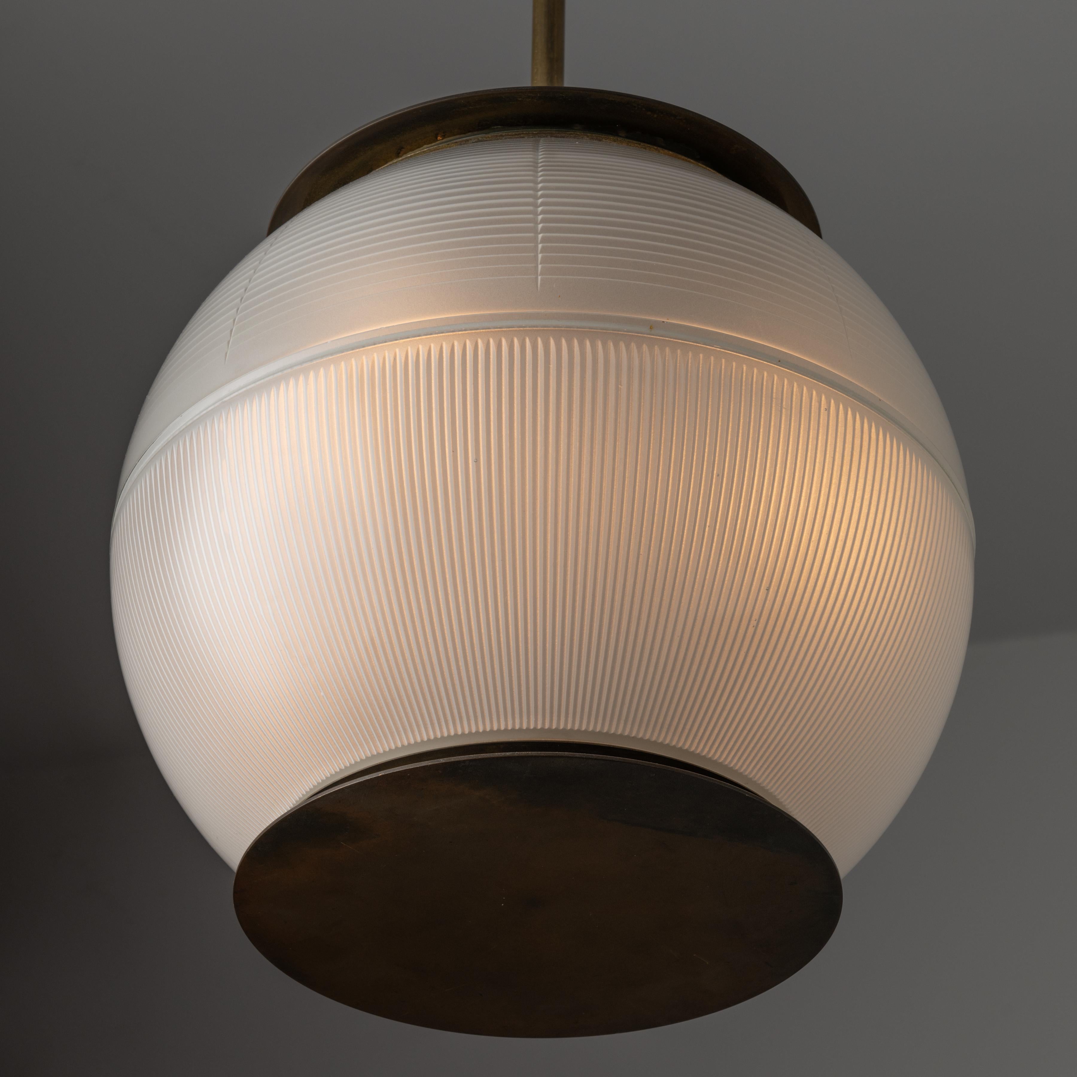 Mid-Century Modern LS4 'Doppio Vetro' Ceiling Light by Ignazio Gardella for Azucena 