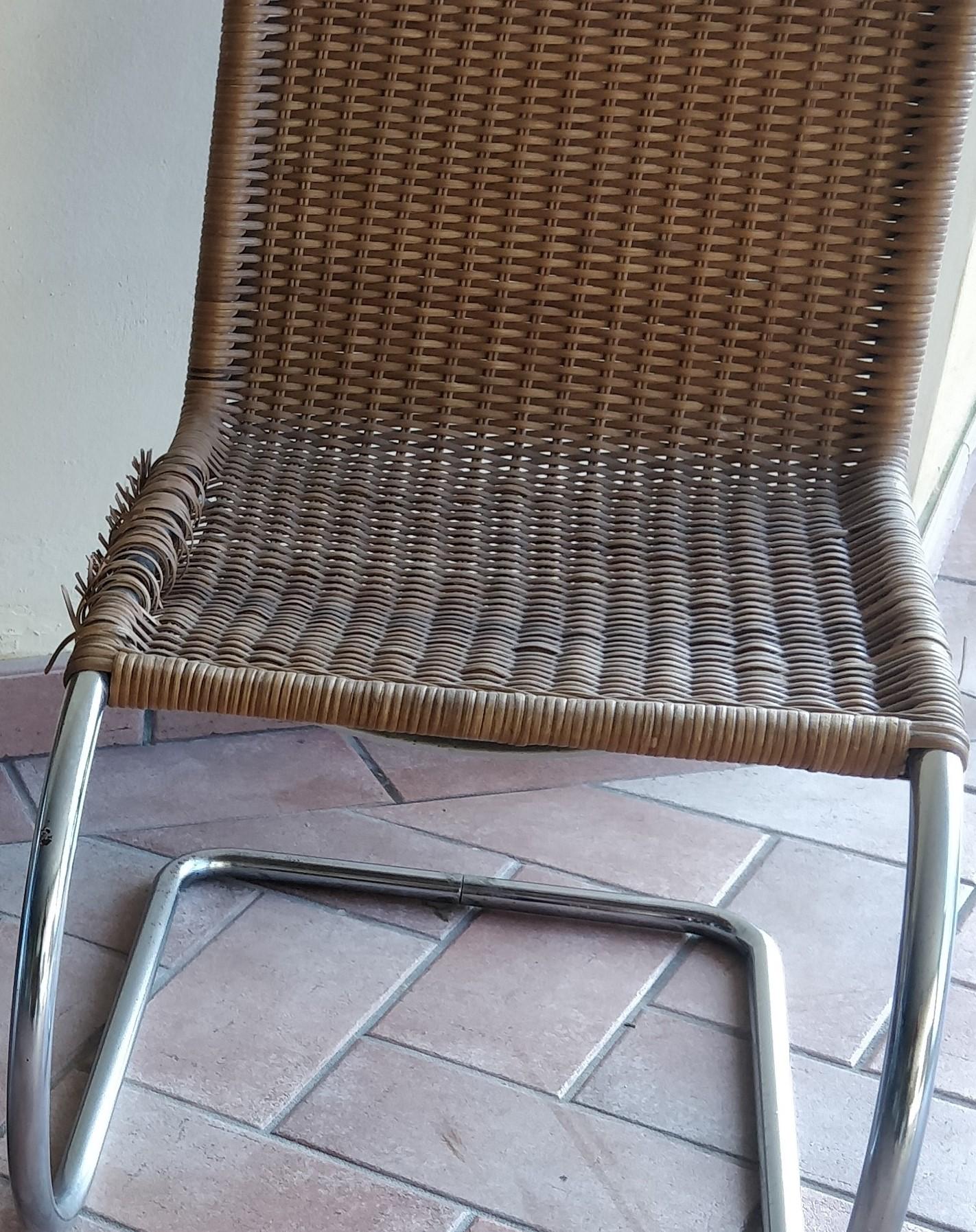 Steel set 3 Chair Ludwig Mies van der Rohe 