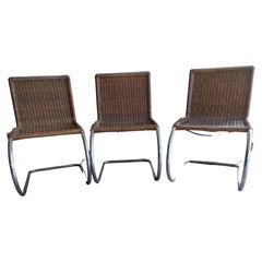 Vintage set 3 Chair Ludwig Mies van der Rohe "MR10" by Thonet