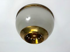 "LSP3" Decken-/Wandleuchte aus Glas von Luigi Caccia Dominioni für Azucena, 1960er Jahre
