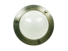 LSP6 Tommy burnished brass & Glass Wall Lamp by L. Caccia Dominioni for Azucena