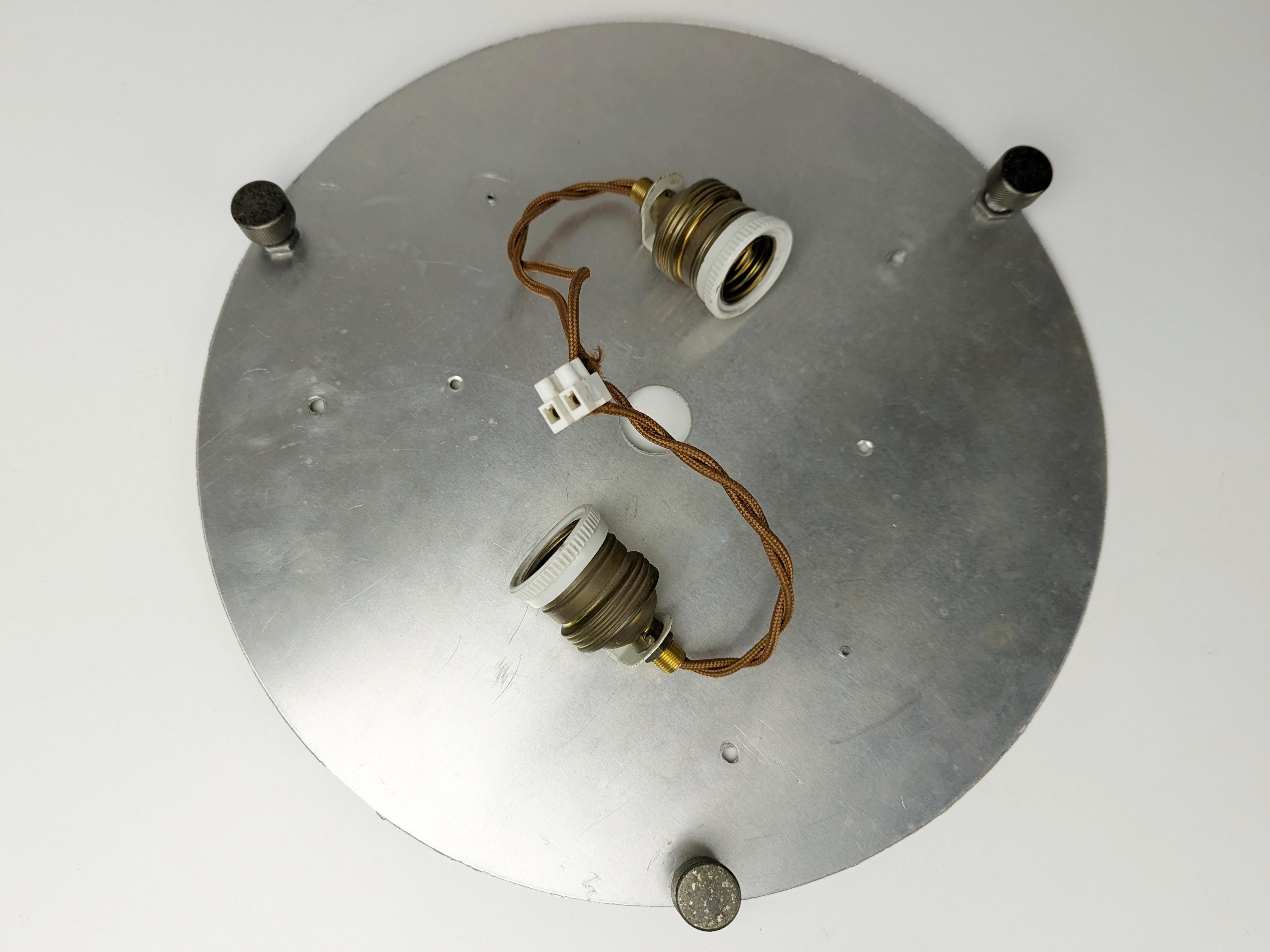 LSP6 Lámpara de pared Tommy de latón bruñido y cristal de L. Caccia Dominioni para Azucena en venta 1