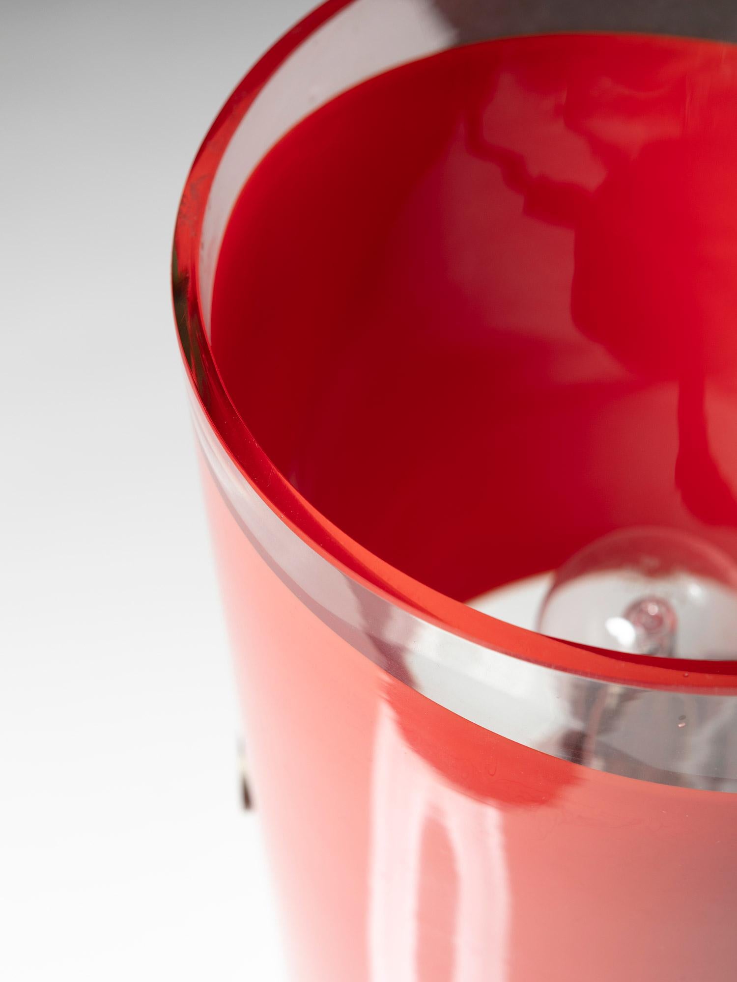 LT 212 Tischleuchte aus Muranoglas von Carlo Nason für AV Mazzega, Italien, 1970er Jahre (Ende des 20. Jahrhunderts) im Angebot