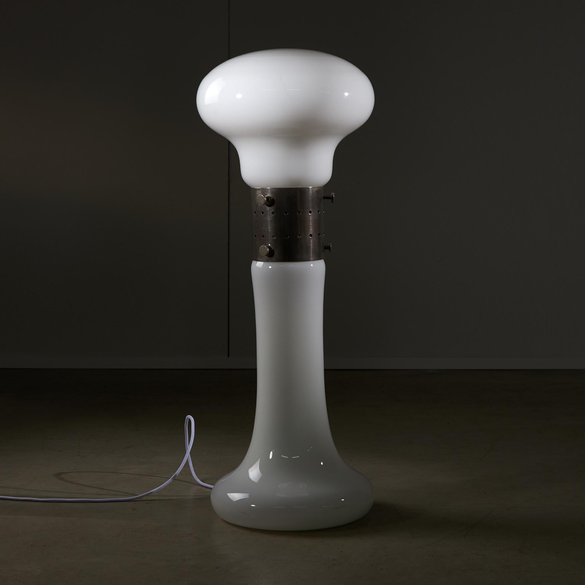 LT 220 Floor Lamp with Chrome Detail for Mazzega by Carlo Nason For Sale 3