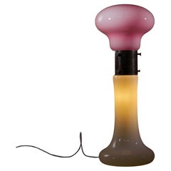 Lampadaire LT 220 avec détails chromés pour Mazzega par Carlo Nason