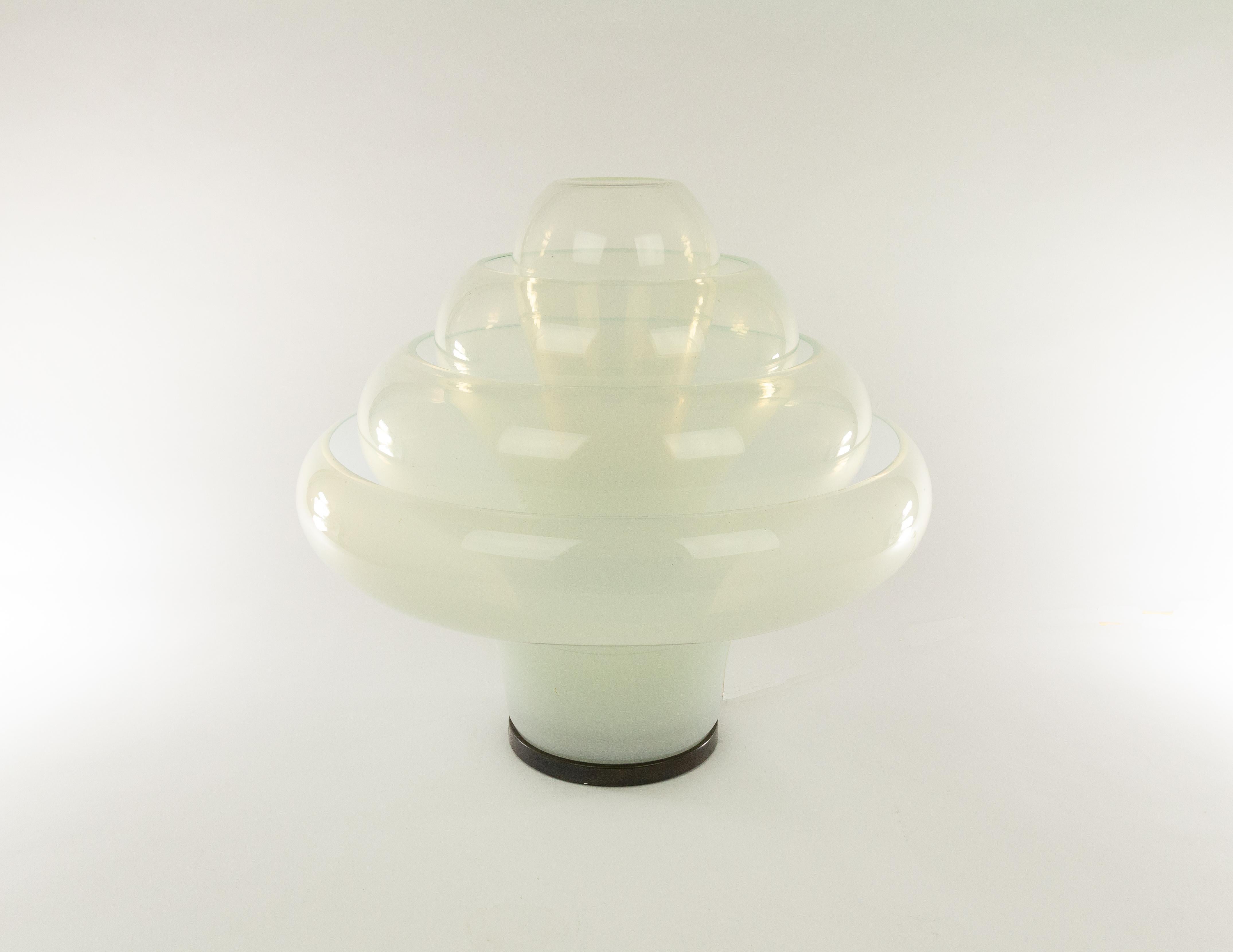 Mid-Century Modern LT 305 Table Lamp in Murano Glass by Carlo Nason for A.V. Mazzega, 1960s