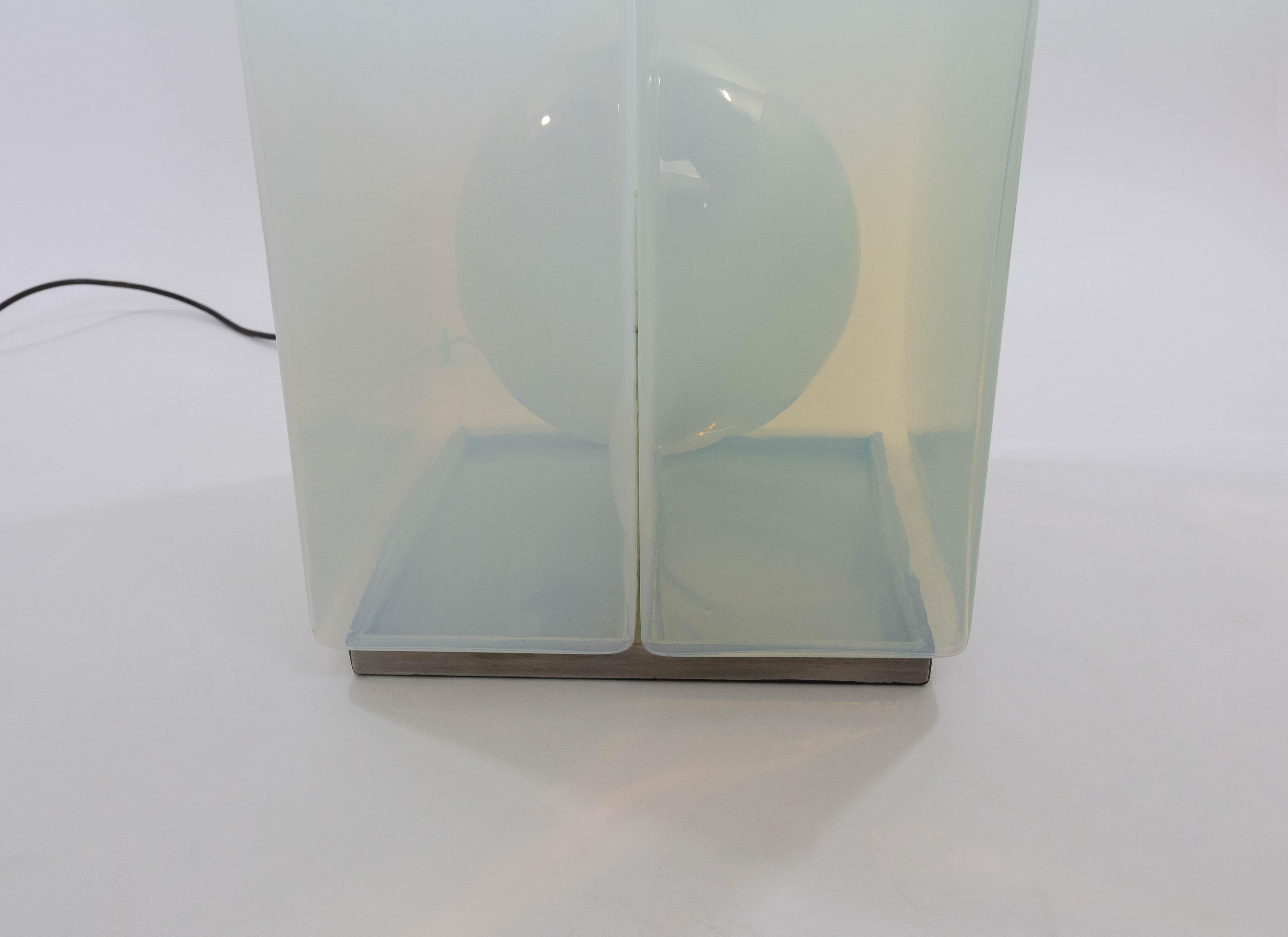 Lampe de table LT 323 de Carlo Nason pour A.V. Mazzega, 1960 Bon état - En vente à Rotterdam, NL