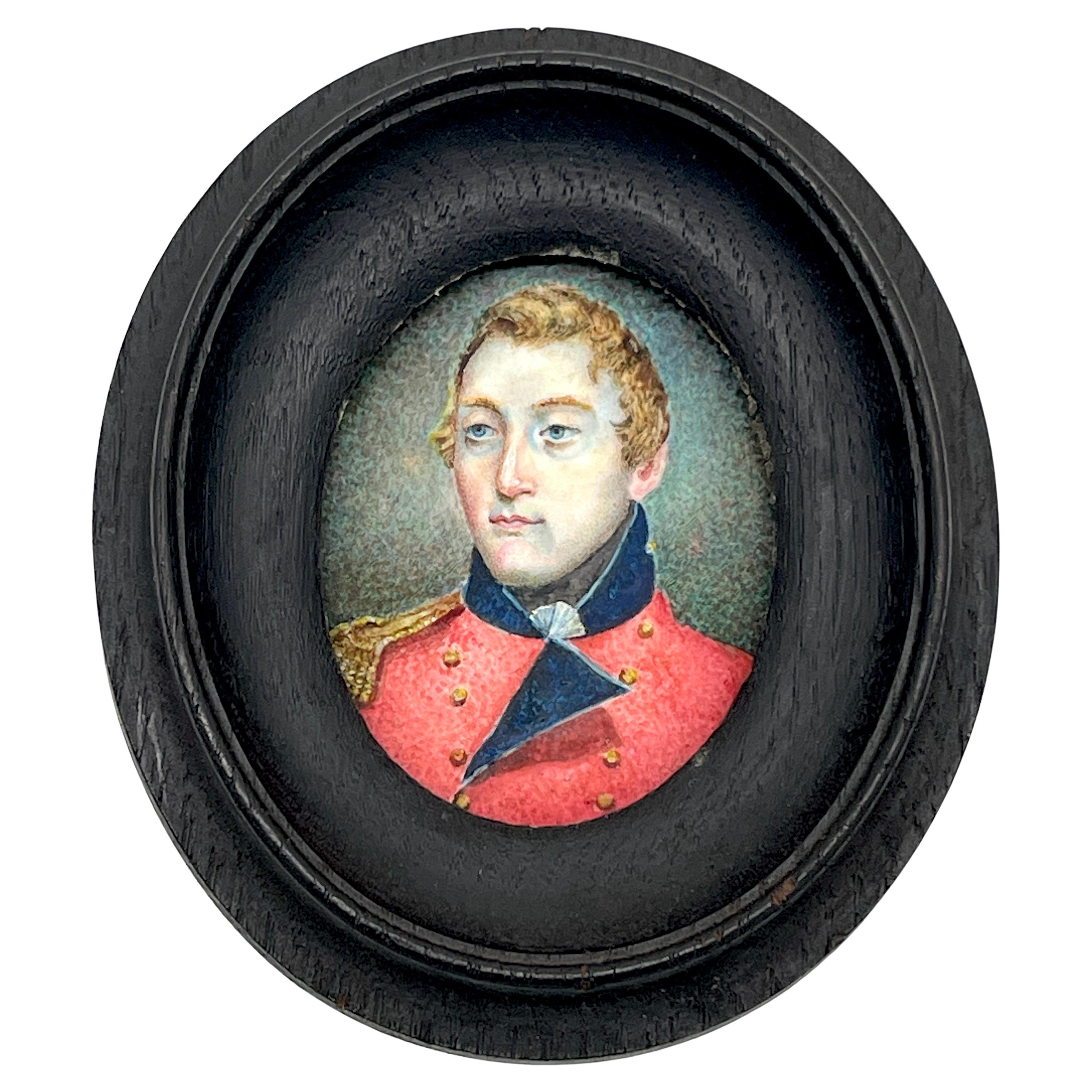 Lt. Col. Robert Stewart, Miniature Portrait C. 1763, French & Indian War 