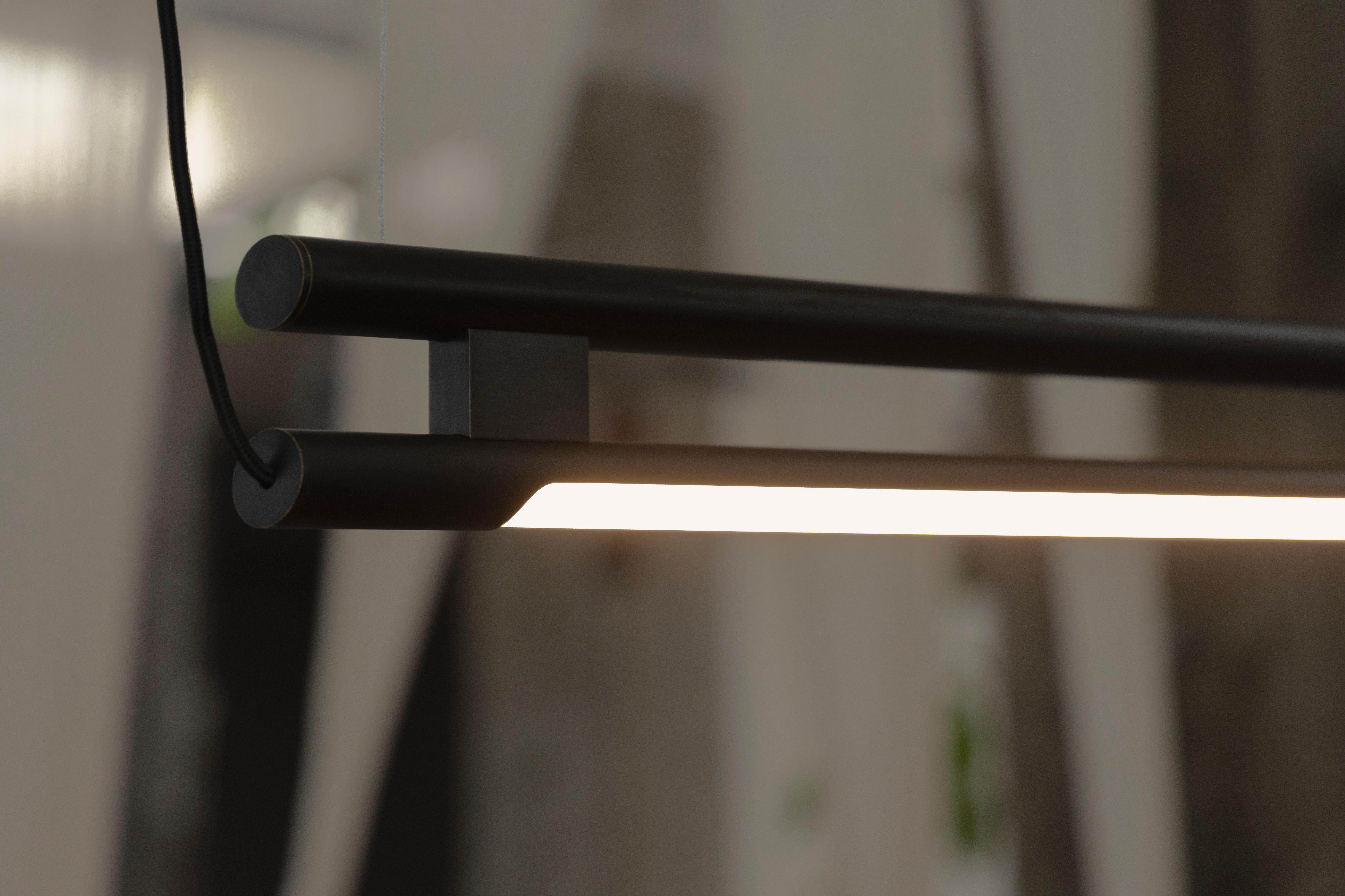 Lampada a sospensione LT11 in ottone annerito di Nuumbra In condizioni Nuovo in vendita a Geneve, CH