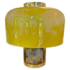LT226 Murano Glass Table Lamp by Carlo Nason for Mazzega in Yellow