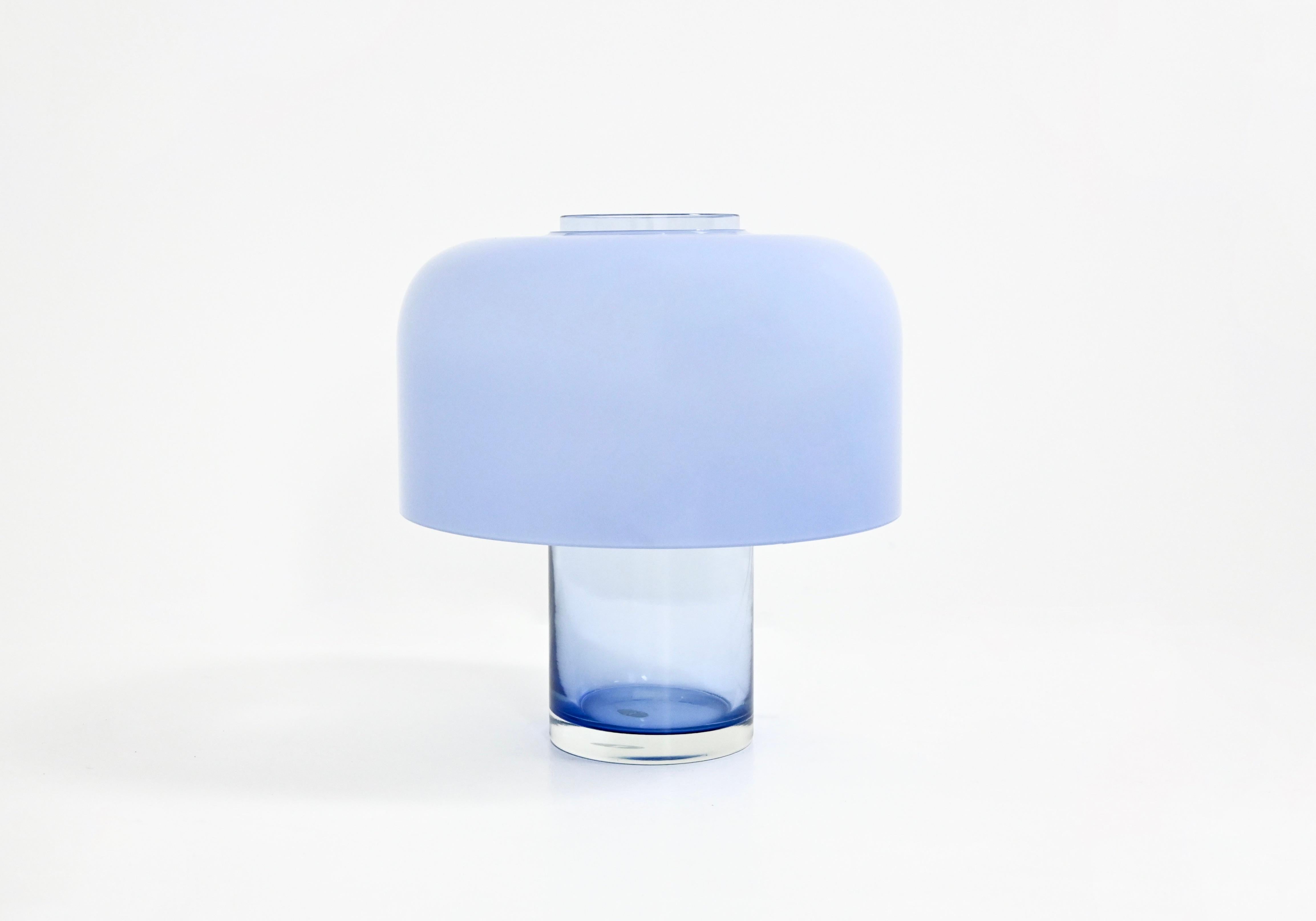 Murano glass lamp by Carlo Nason for Mazzega. Model LT226. The center of the lamp can be used as a vase for flowers. Stamped Mazzega. Wear  due to time and age.
FOR SHIPPING, REQUEST US FOR RECEIVE THE BEST PRICE
