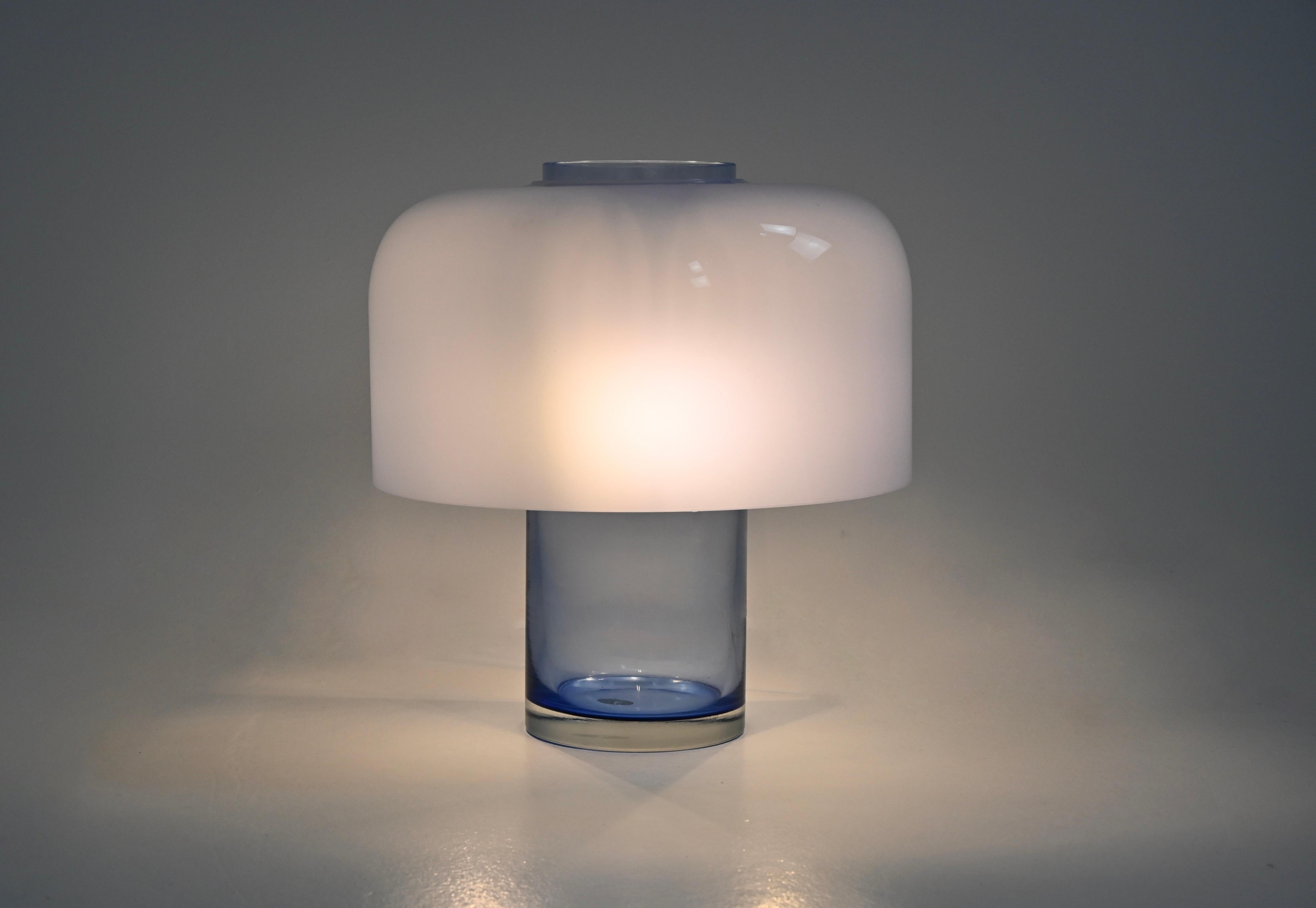 Mid-Century Modern LT226 table lamp by Carlo Nason for Mazzega, 1960s en vente