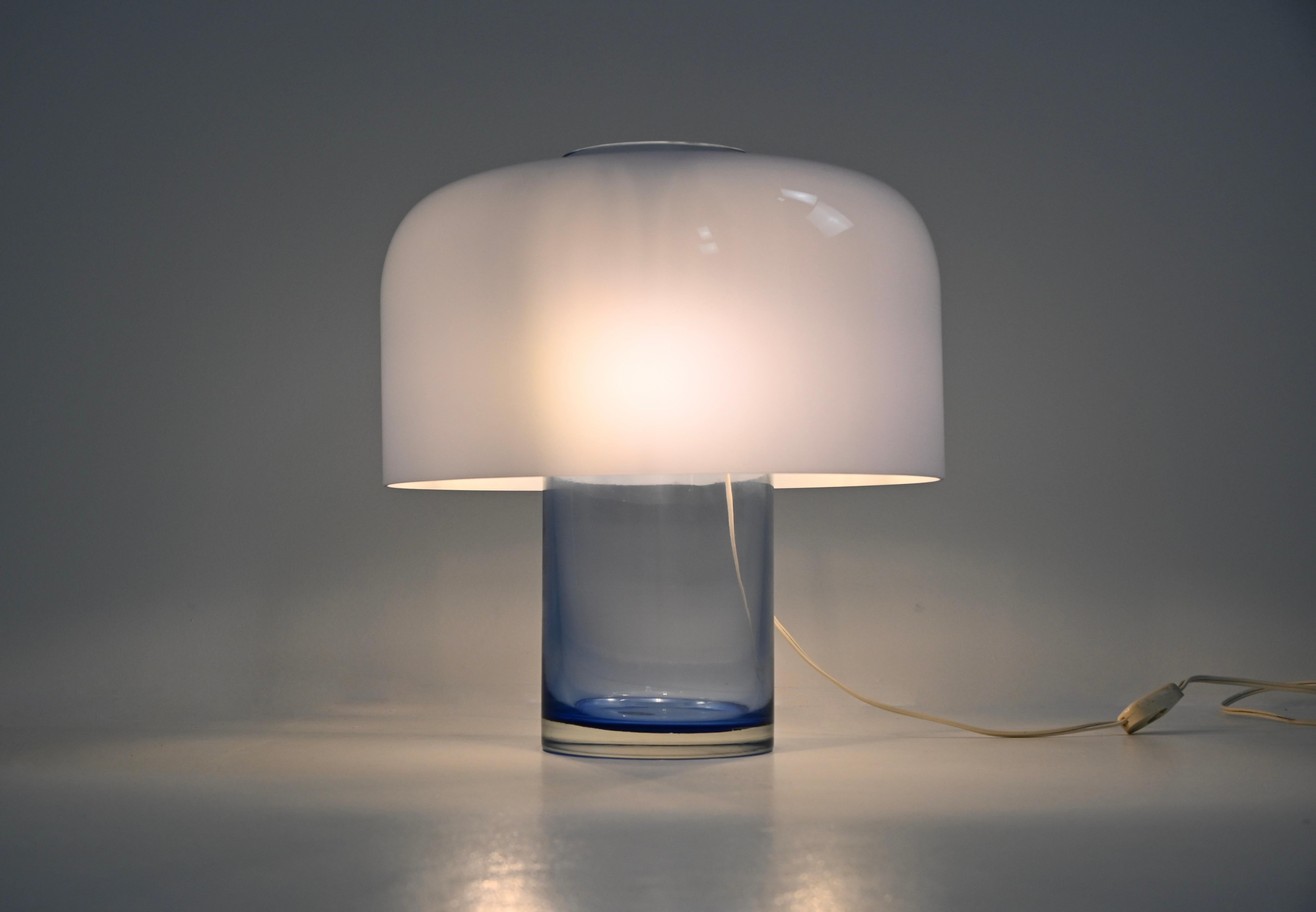 Verre de Murano LT226 table lamp by Carlo Nason for Mazzega, 1960s en vente