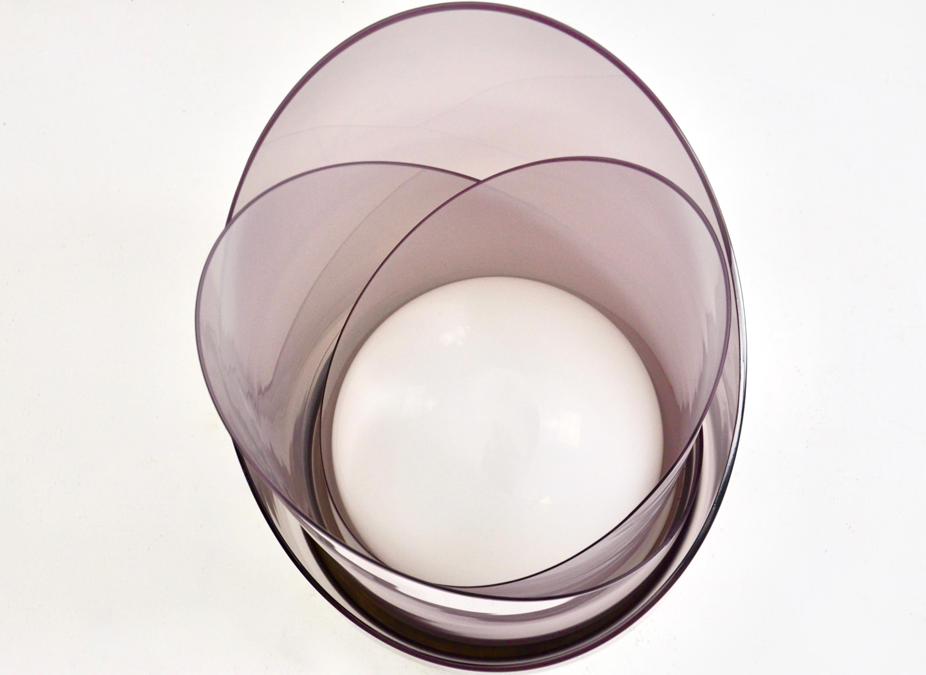 Lampada da tavolo in vetro LT300 di Carlo Nason per Mazzega, anni '70 in vendita 8