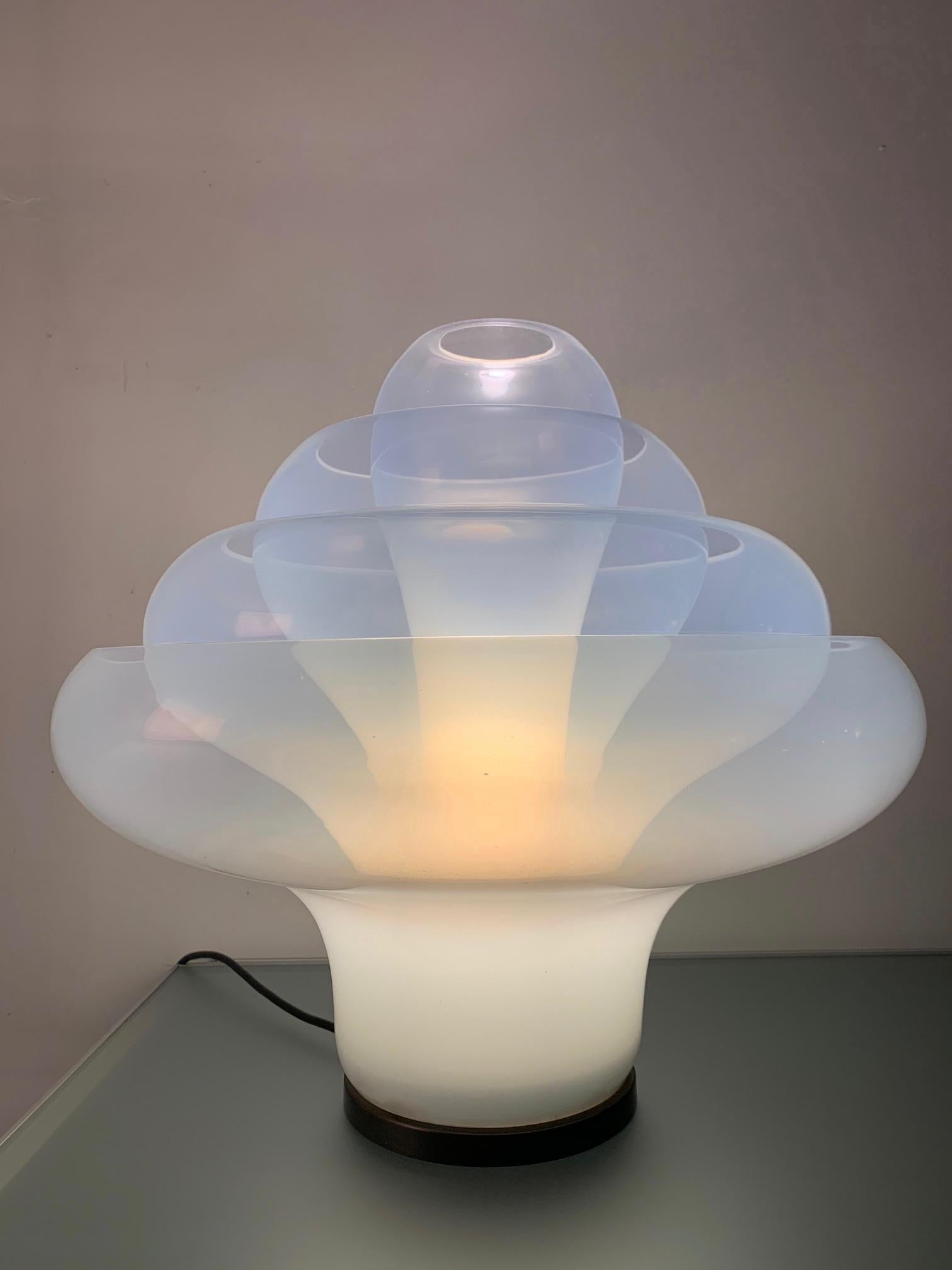 LT305 Table Lamp by Carlo Nason, A.V. Mazzega, Italy, 1967 In Good Condition In Utrecht, NL