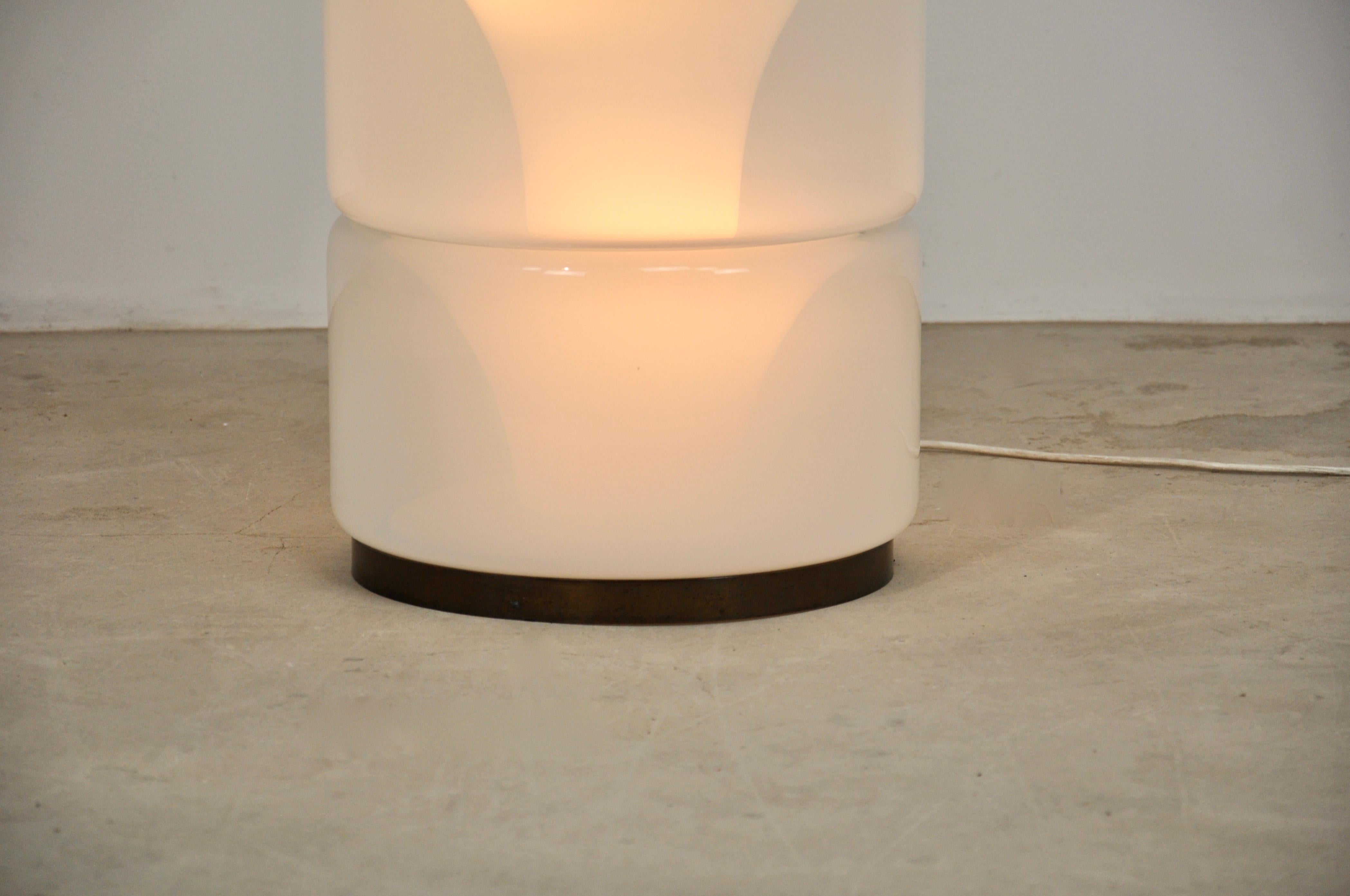 LT316 Floor Lamp in Murano Glass by Carlo Nason for Mazzega, 1970s 3
