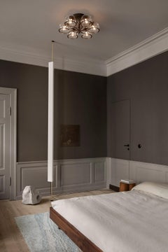 Osvaldo Borsani LT8 Floor-to-Ceiling Light for Astep, Dimmable LED