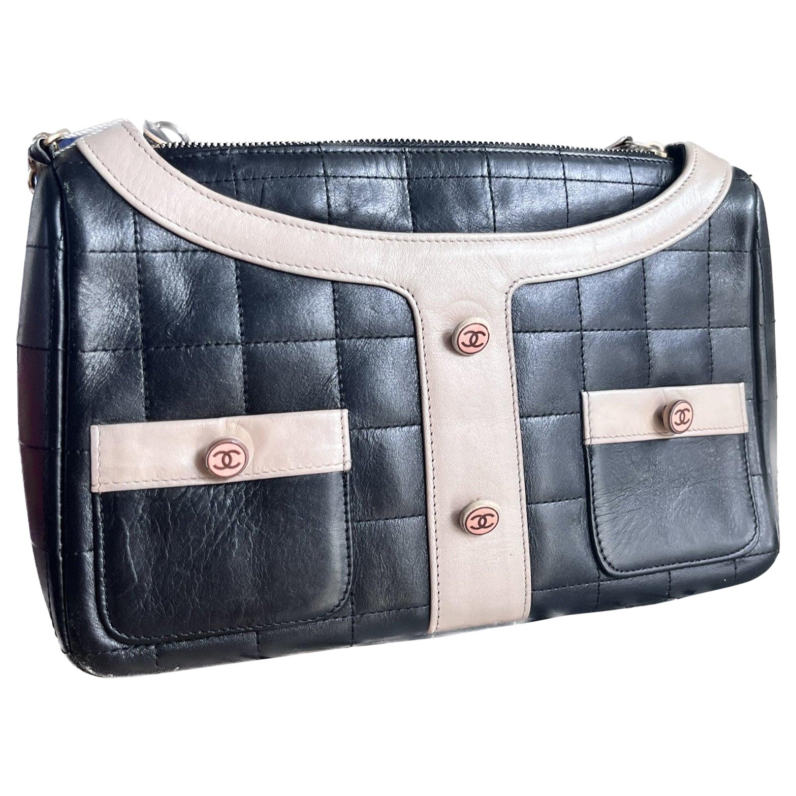 Ltd Ed Mademoiselle Chanel Jacket Leather Shoulder bag