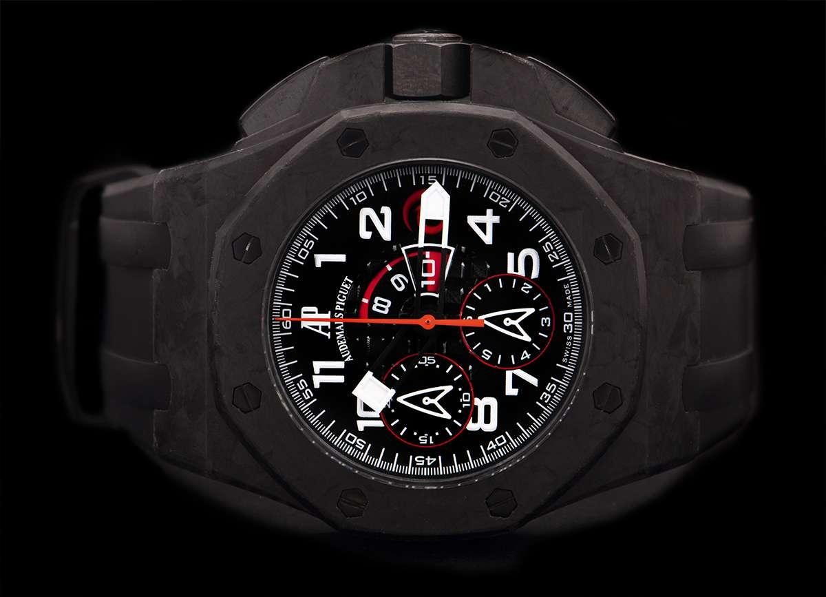 Men's Ltd Edition Audemars Piguet Royal Oak Offshore Chrono Carbon Bezel Team Alinghi