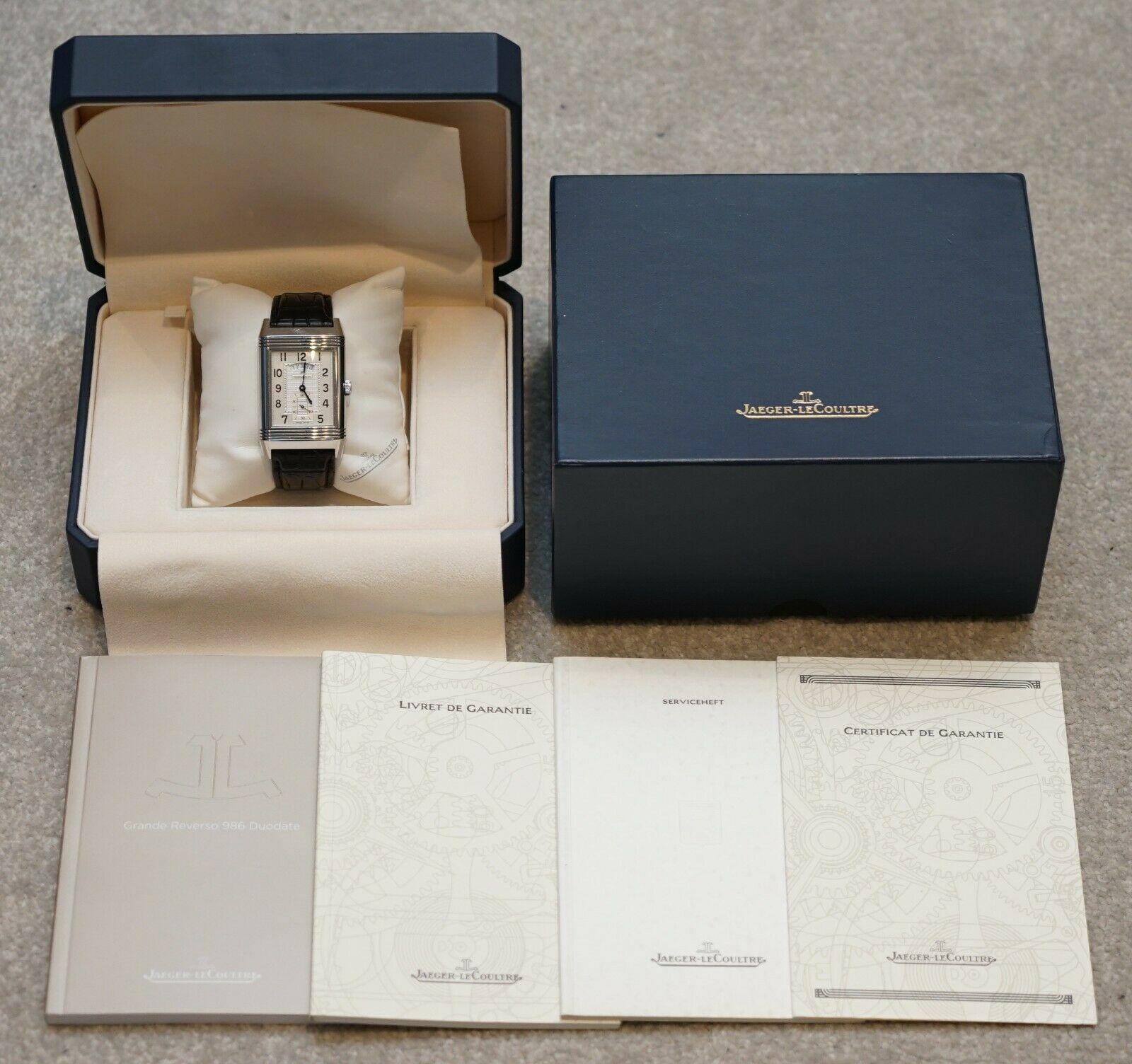 Wimbledon-Furniture

Wimbledon-Furniture is delighted to offer for sale this stunning and very rare Limited Edition 0723/1500 Jager LeCoulter Grande Reverso 986 Duodate double sided wrist watch.

Well, where to begin!  I had wanted a double sided