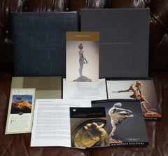 EDIZIONE LIMITATA: STATUA IN BRONZO DI RICHARD MACDONALD "FIRST POSITION" SU BASE + DOCUMENTI