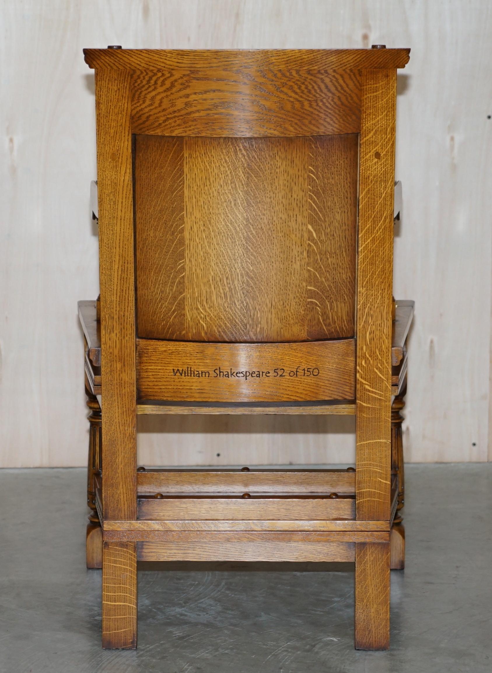Ltd Edition Stewart Linford William Shakespeare Metamorphic Library Steps Chair For Sale 5