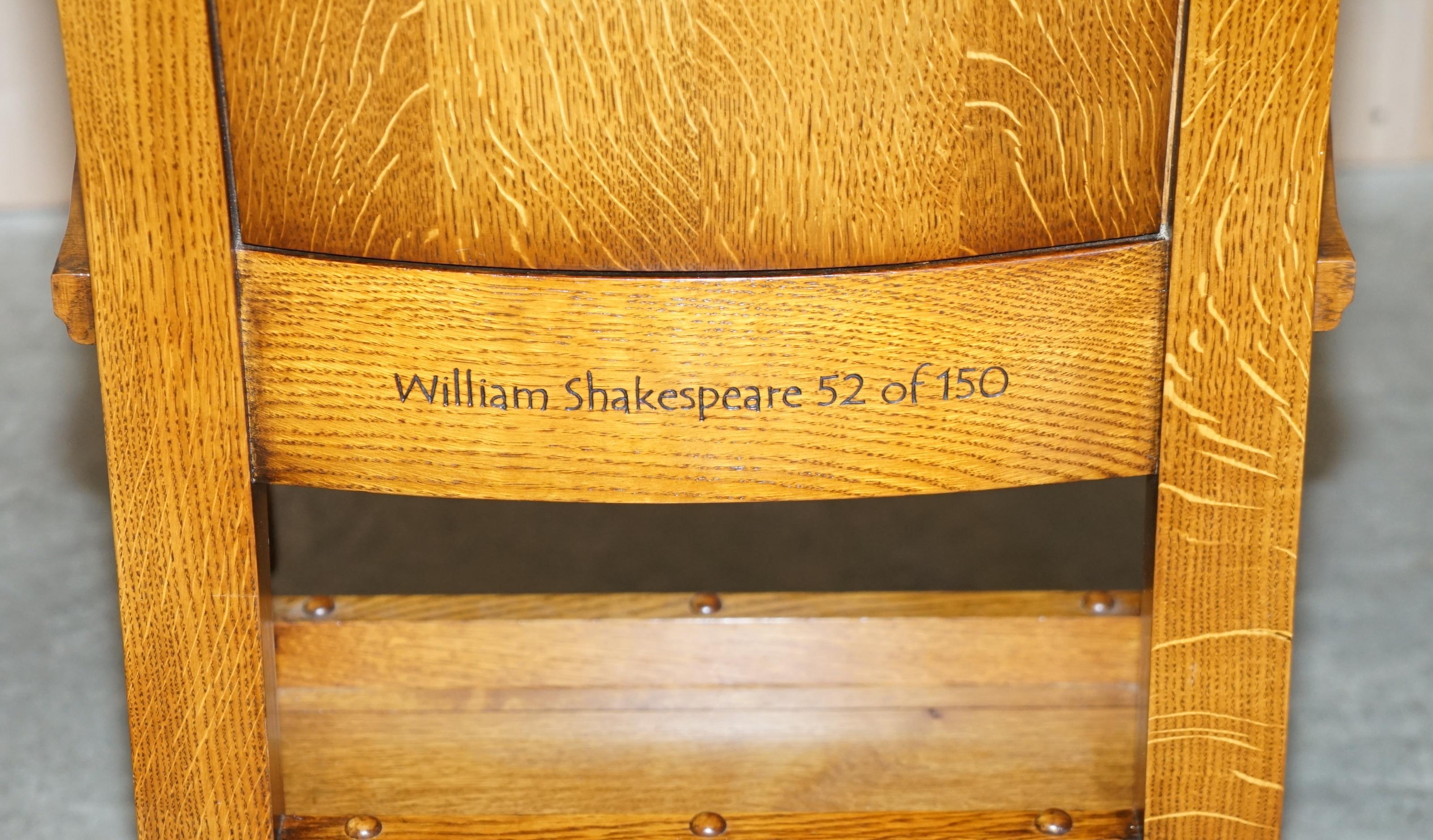 Ltd Edition Stewart Linford William Shakespeare Metamorphic Library Steps Chair For Sale 6