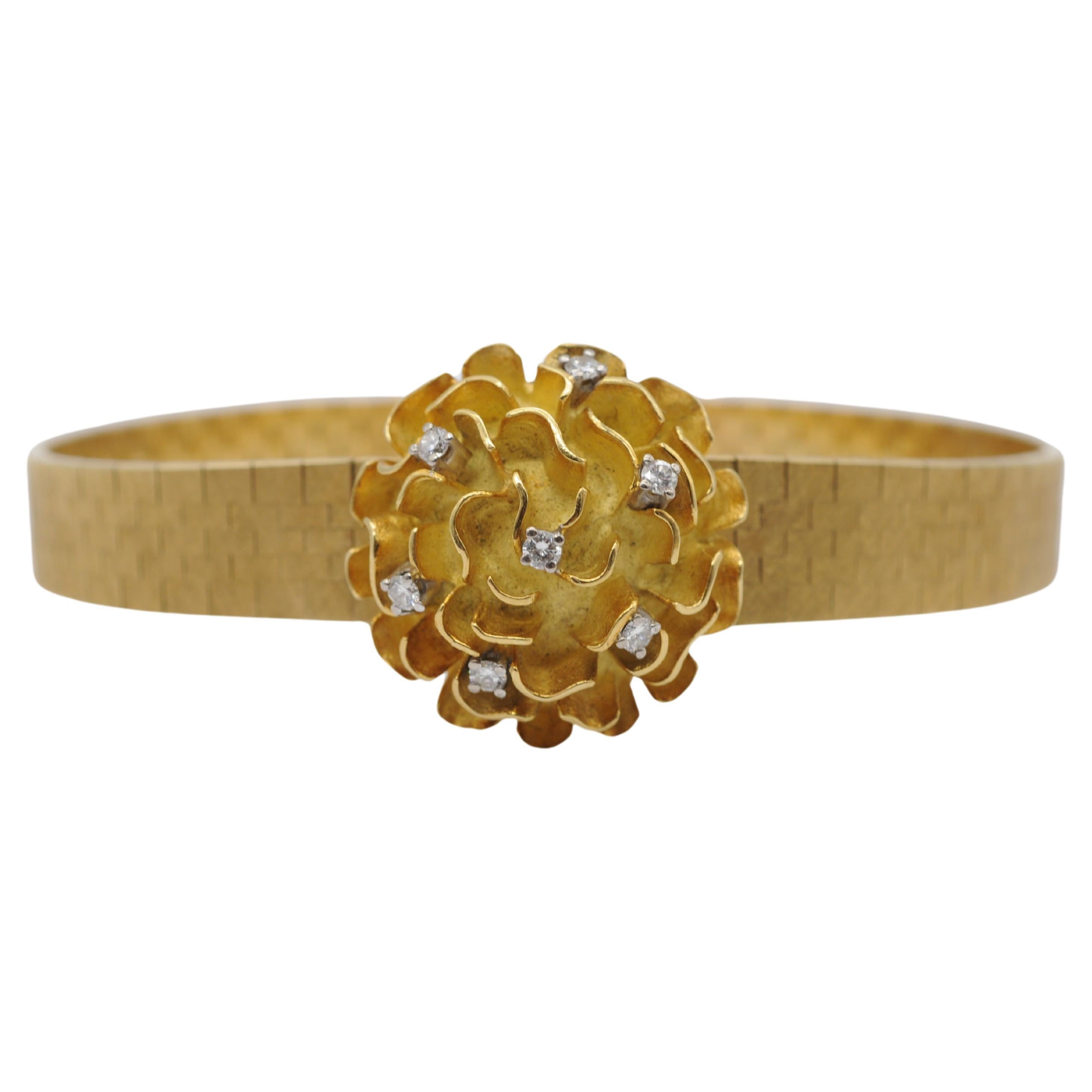 L.U. Chopard Genève Lady Cocktail Watch with Diamonds in 18k Yellow Gold 6