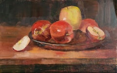 Used Apples for Pie, 9x15" oil on board
