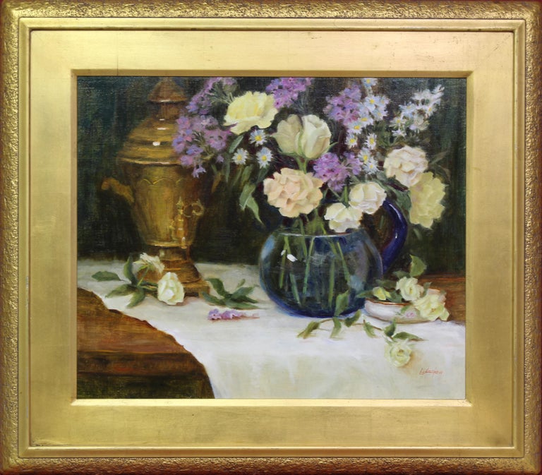 Lu Haskew Interior Painting - Copper and Roses