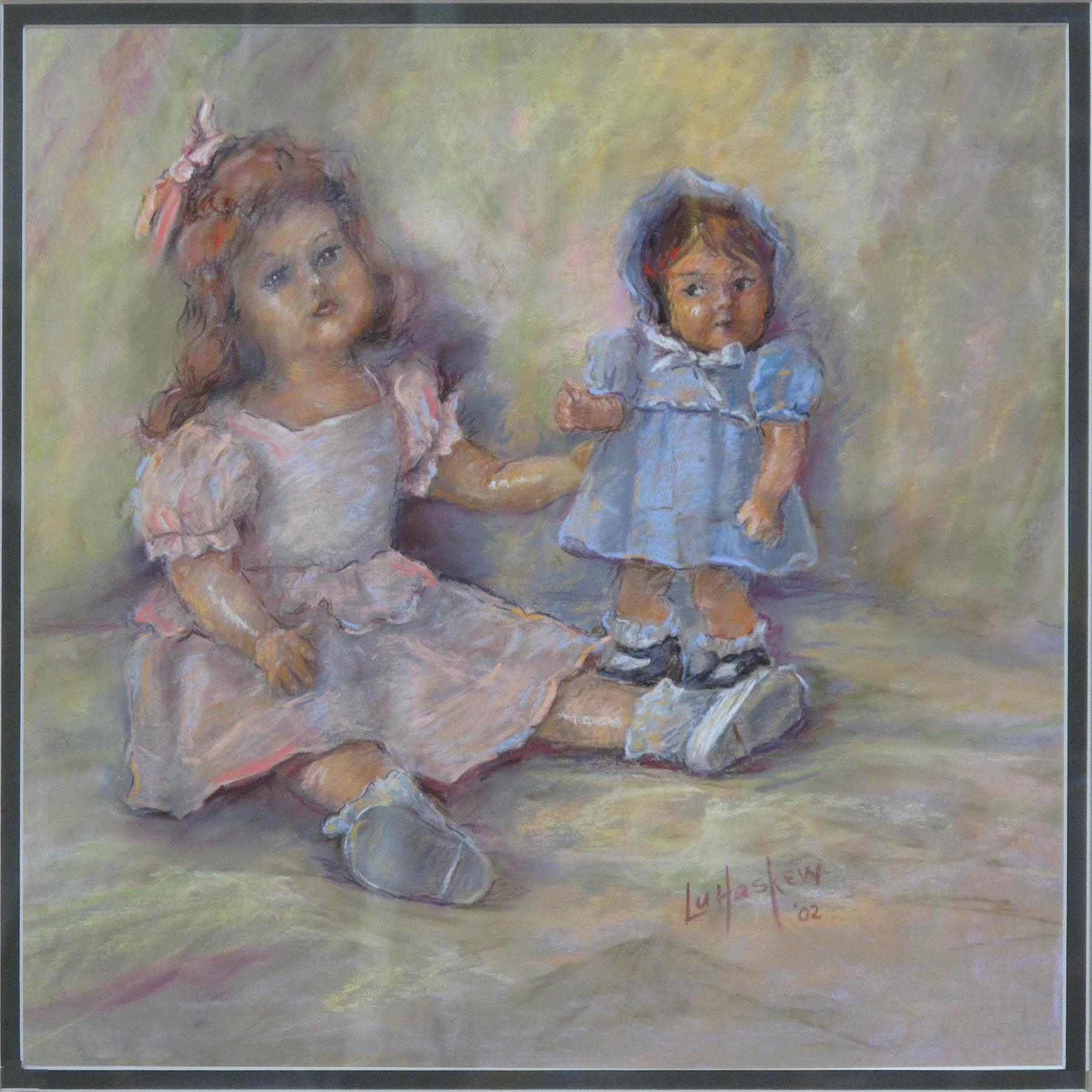 Lu Haskew Figurative Painting - Dolls