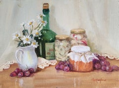 Good Things for You, huile sur carton non encadrée, 12x16".
