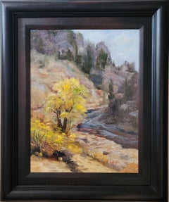 Poudre Canyon, 16x12" oil on board