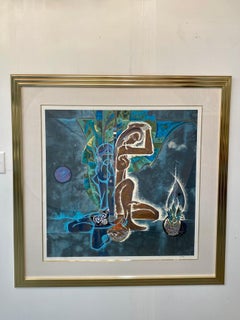 Lu Hong Limited Edition Serigraph Entitled " Spirit of Tropics" Hand Signed