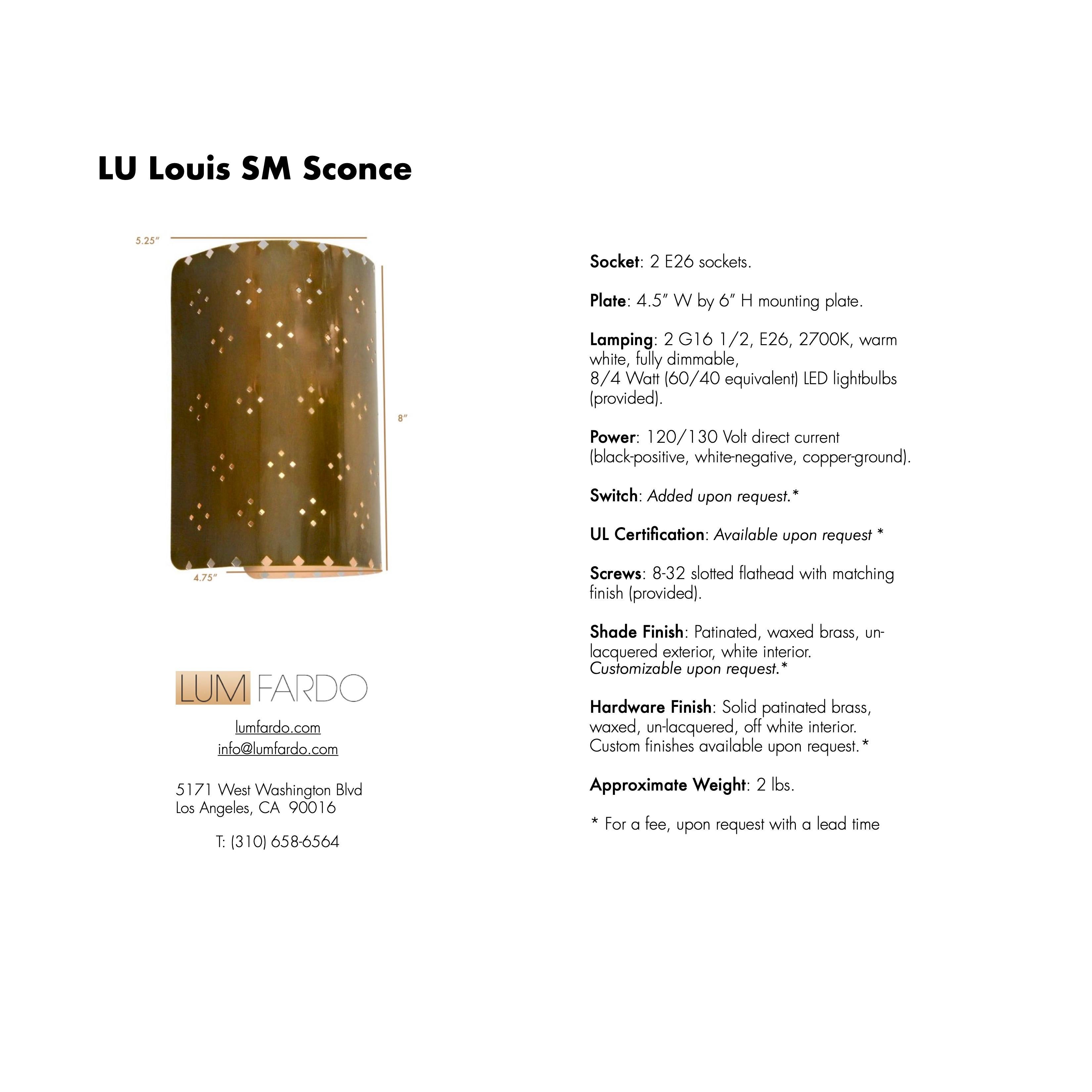 LU Louis SM Sconce For Sale 7